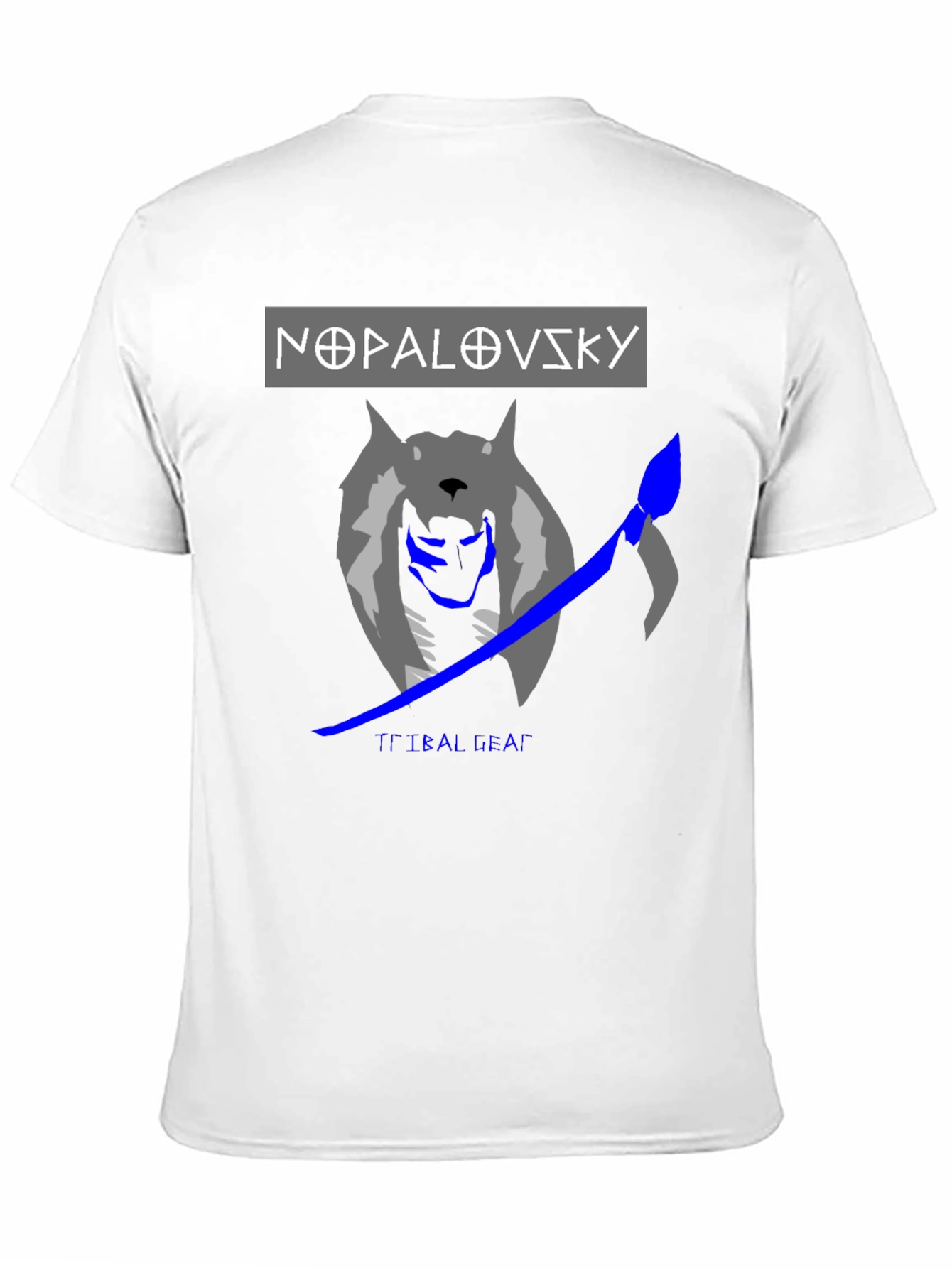 Nopalovsky Tribal Gear Wolf Graphic T-Shirt
