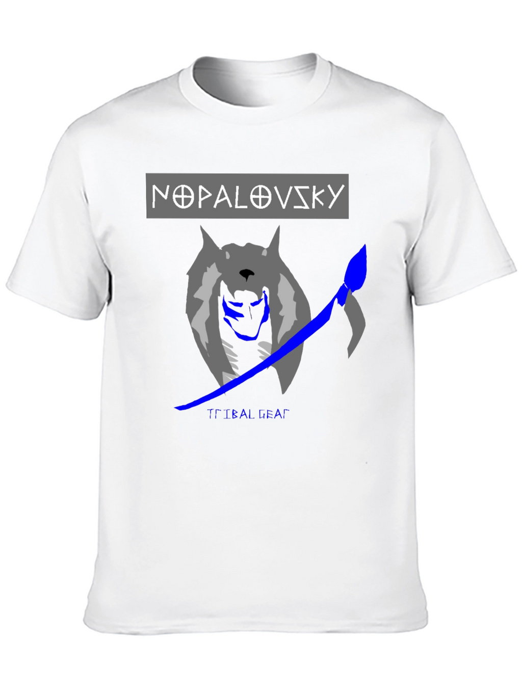 Nopalovsky Tribal Gear Wolf Graphic T-Shirt