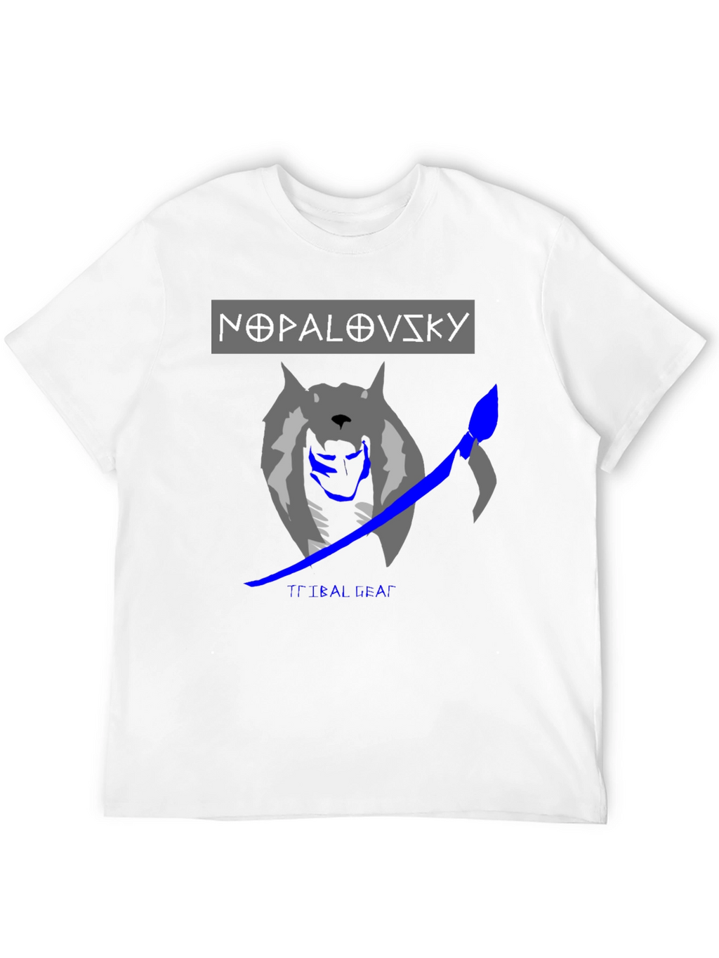 Nopalovsky Tribal Gear Wolf Graphic T-Shirt
