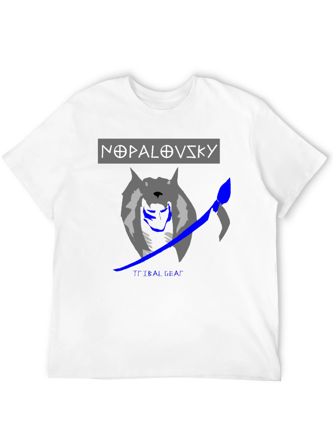 Nopalovsky Tribal Gear Wolf Graphic T-Shirt