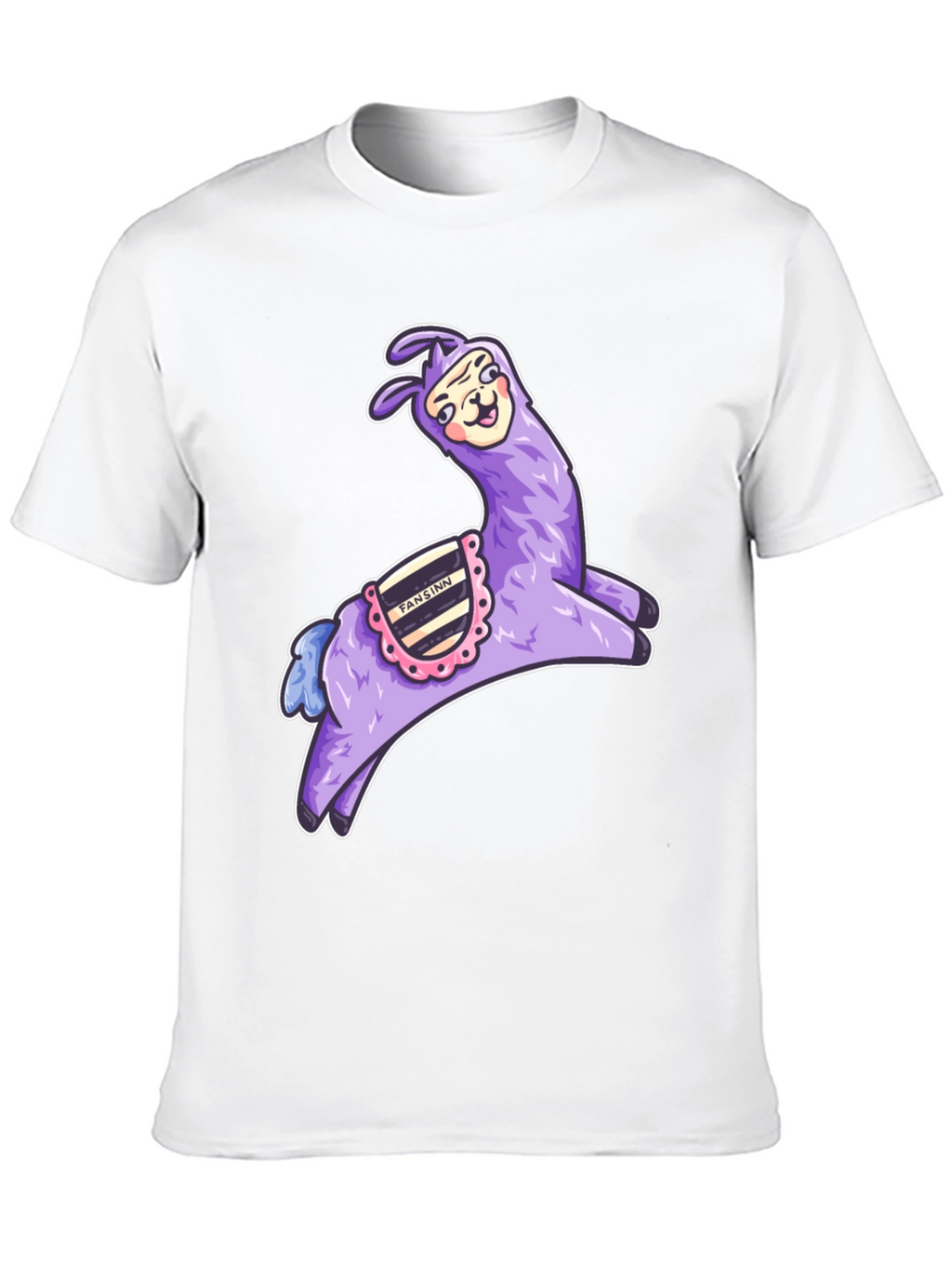 Whimsical Llama Graphic Tee - Fun & Unique Design