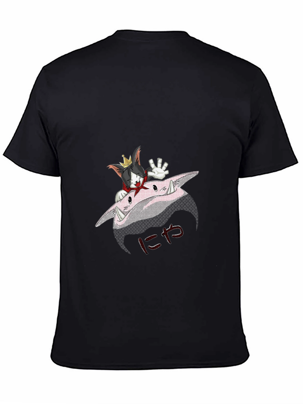 Cartoon Cat Graphic T-Shirt - Unique Design