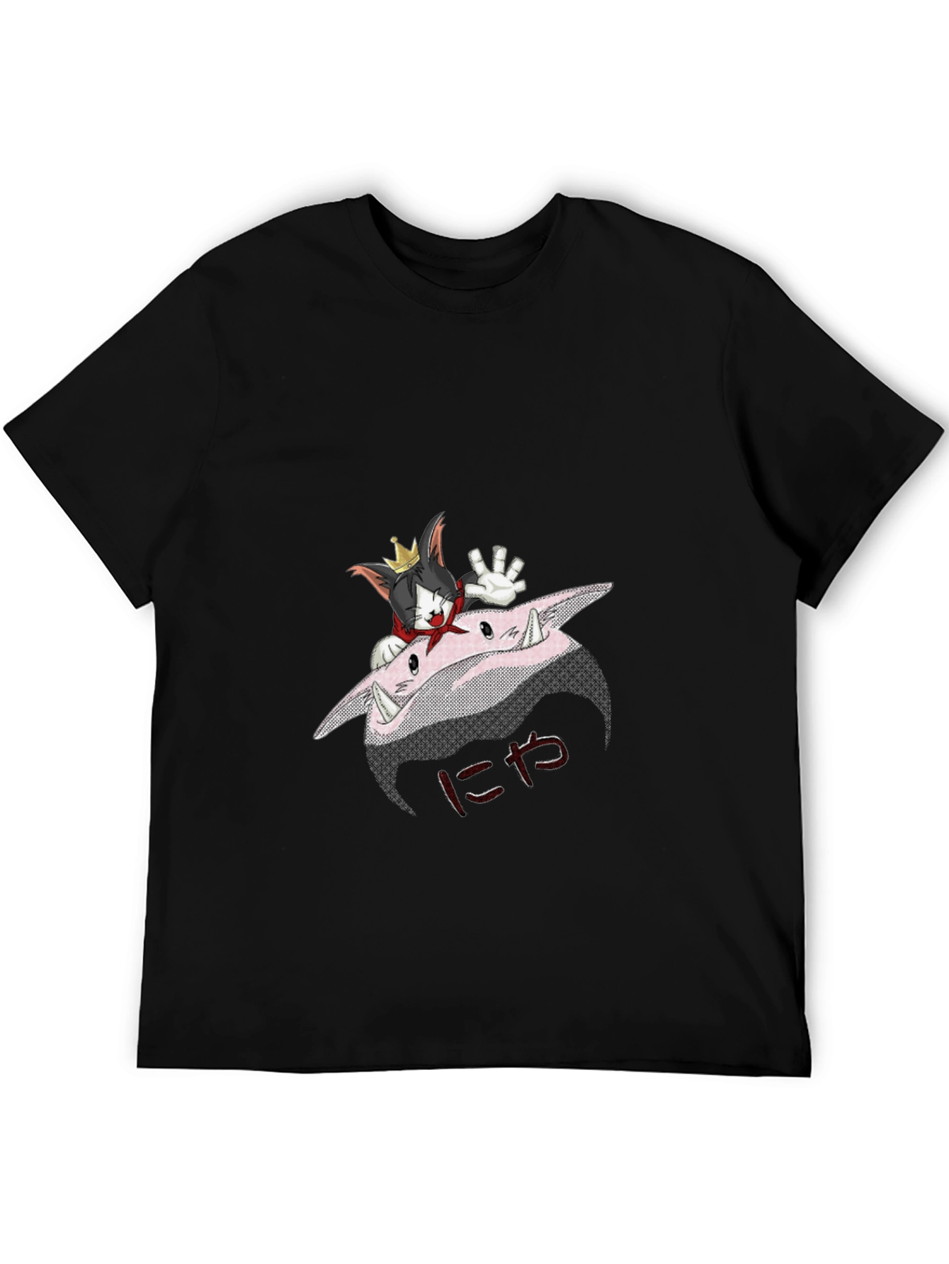 Cartoon Cat Graphic T-Shirt - Unique Design