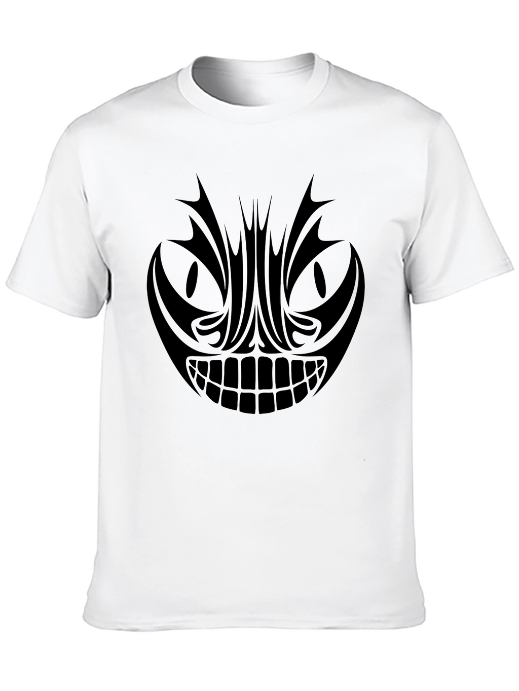 Mens Graphic Tee - Tribal Grin Design