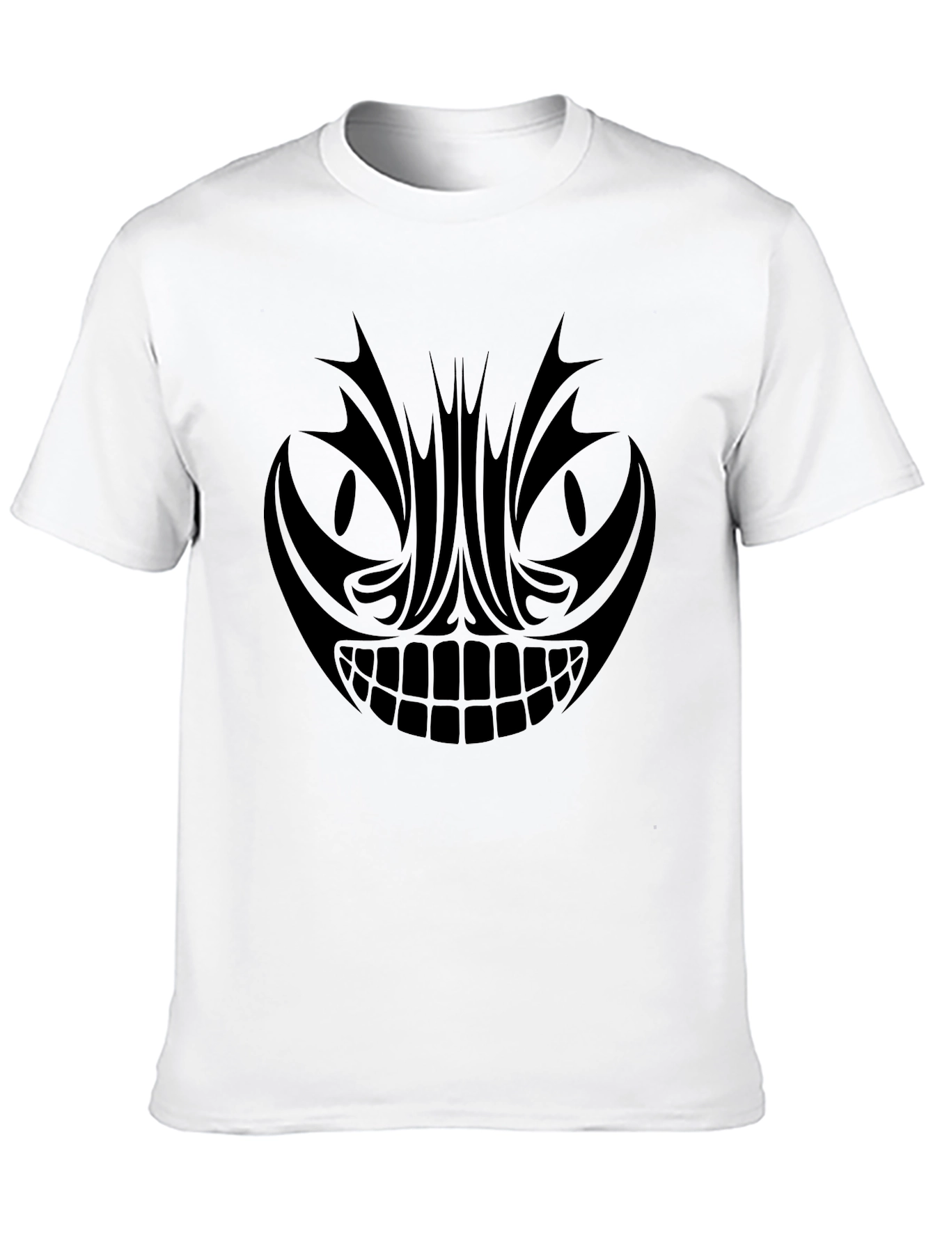 Mens Graphic Tee - Tribal Grin Design