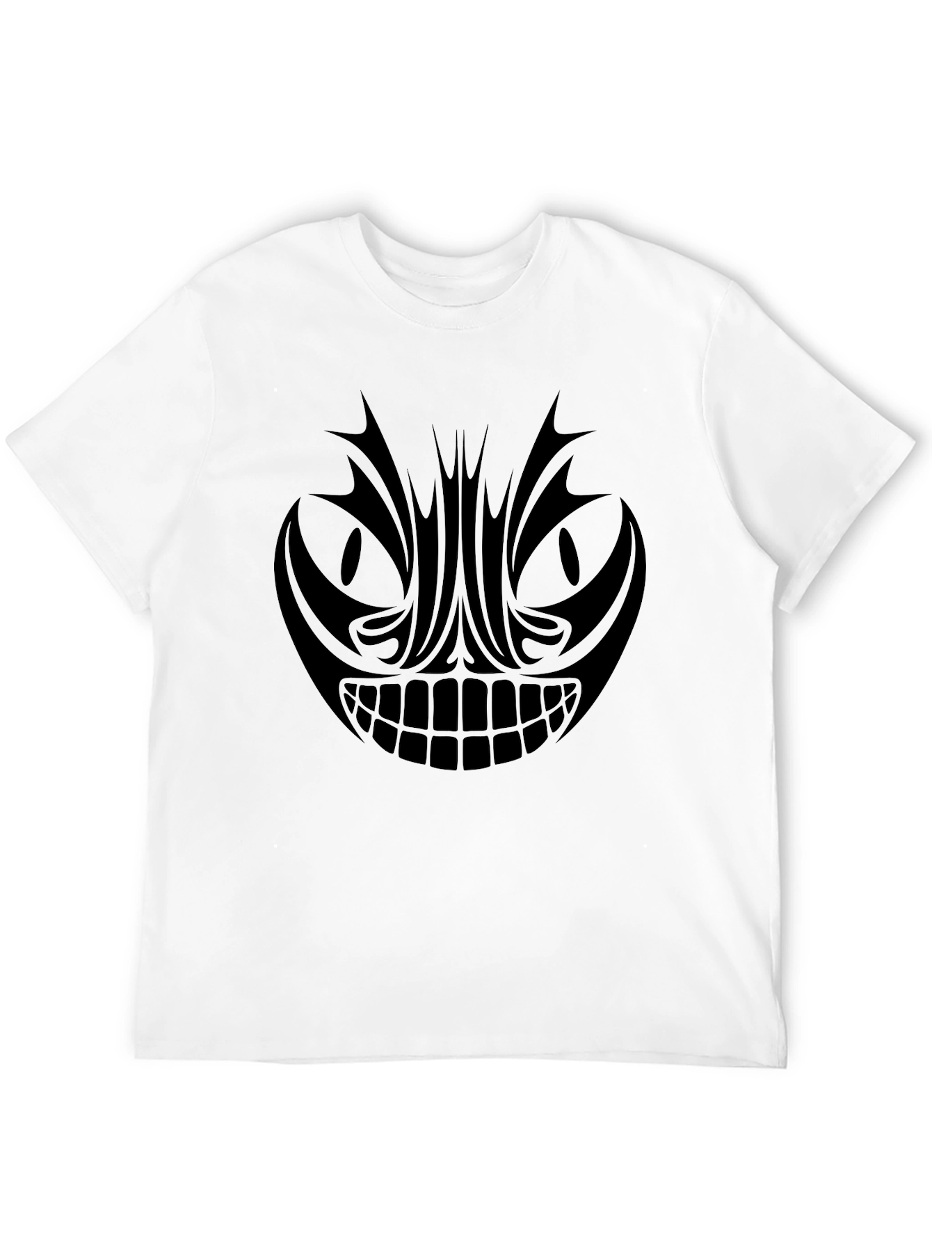 Mens Graphic Tee - Tribal Grin Design