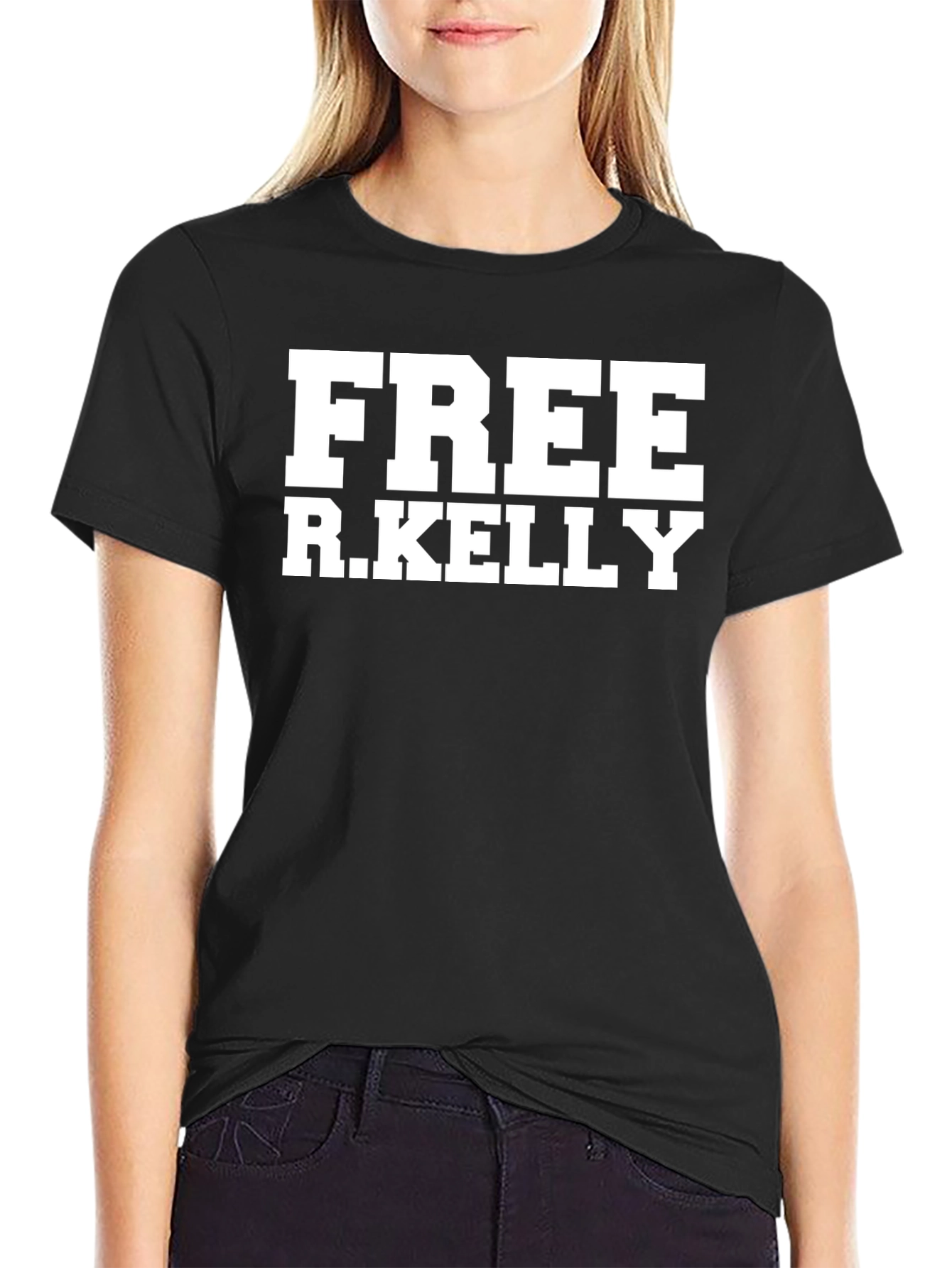 Free R. Kelly Graphic T-Shirt - Black