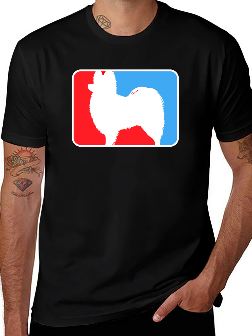 Dog Breed Silhouette T-Shirt - Novelty Apparel
