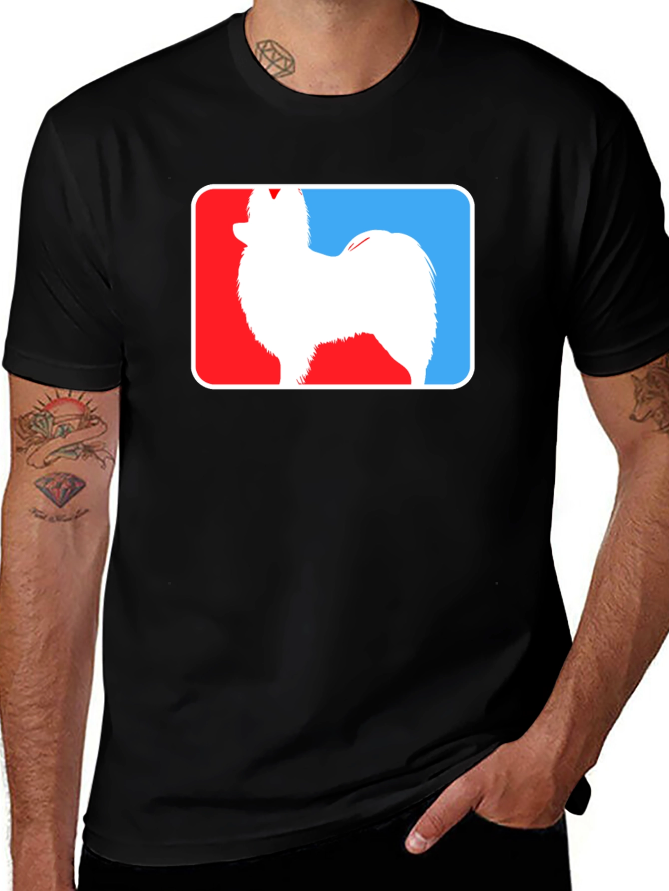 Dog Breed Silhouette T-Shirt - Novelty Apparel