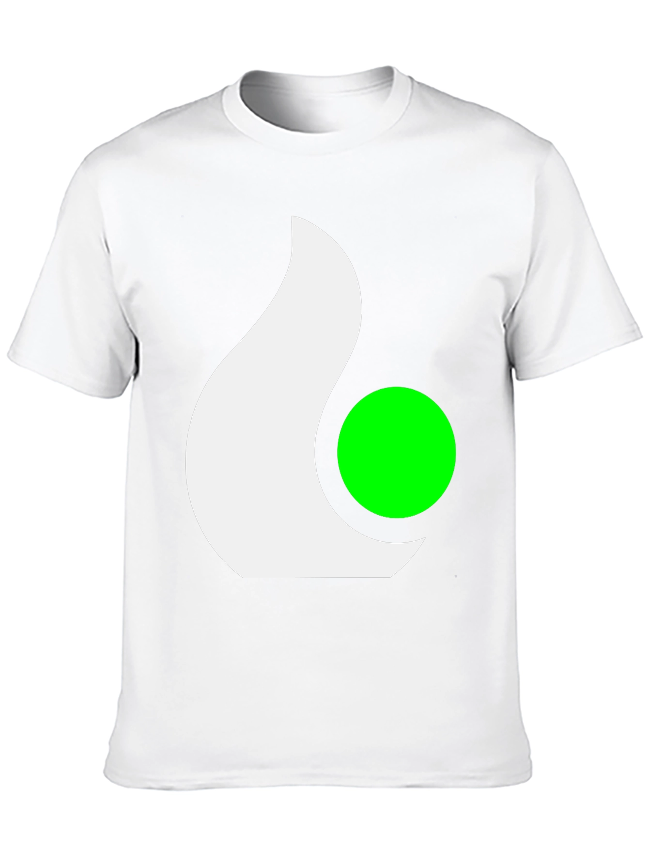 Abstract Graphic Tee - Casual Black T-Shirt
