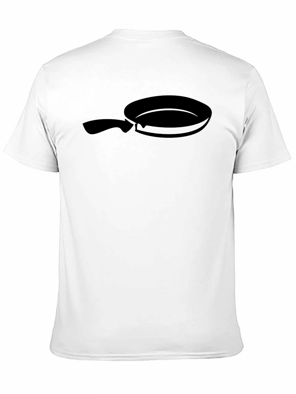 Black Frying Pan Graphic Tee - Culinary Fun!