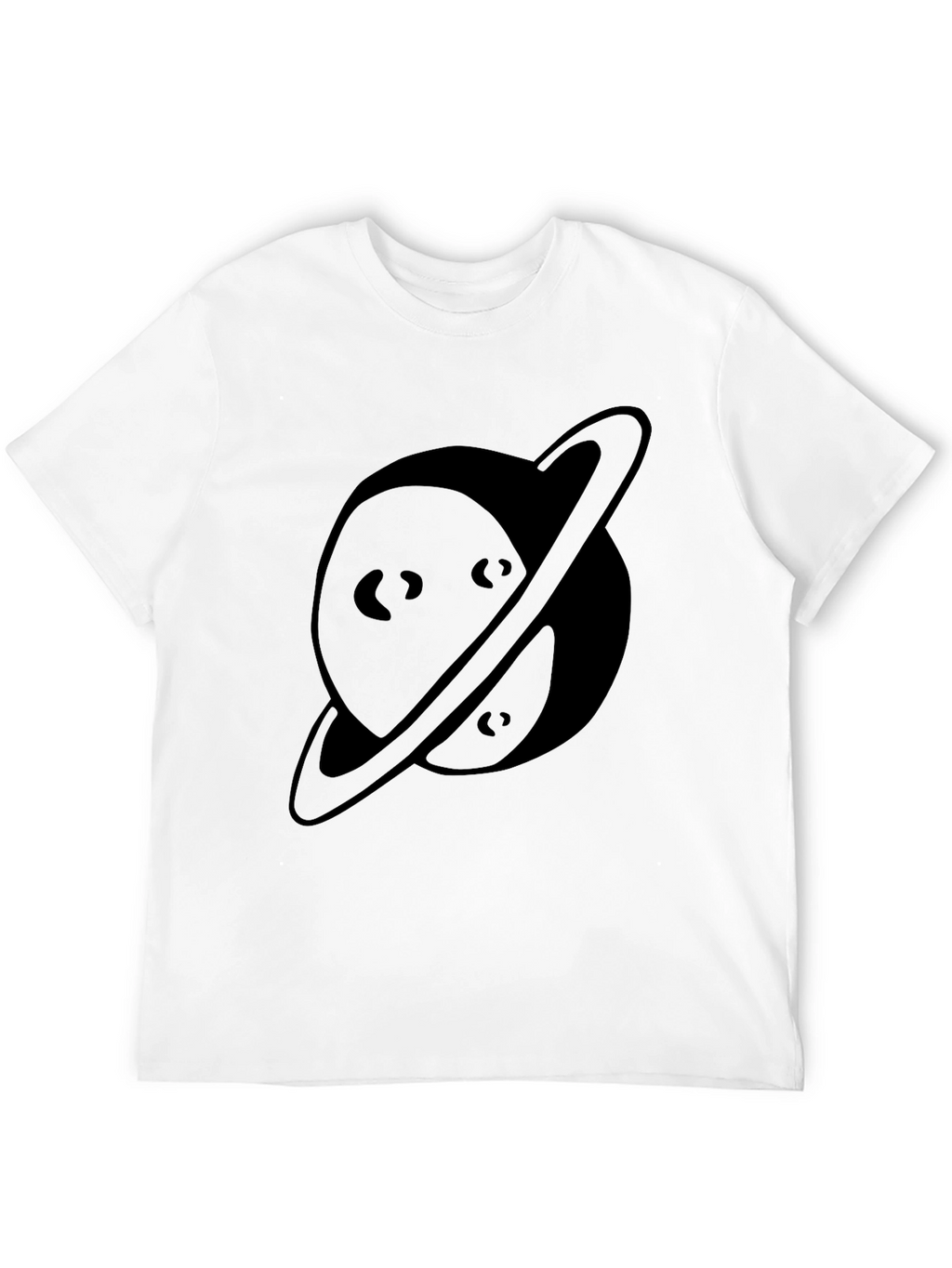 Planet Graphic Black T-Shirt - Casual Comfort