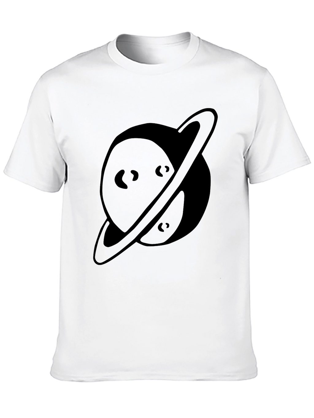Planet Graphic Black T-Shirt - Casual Comfort