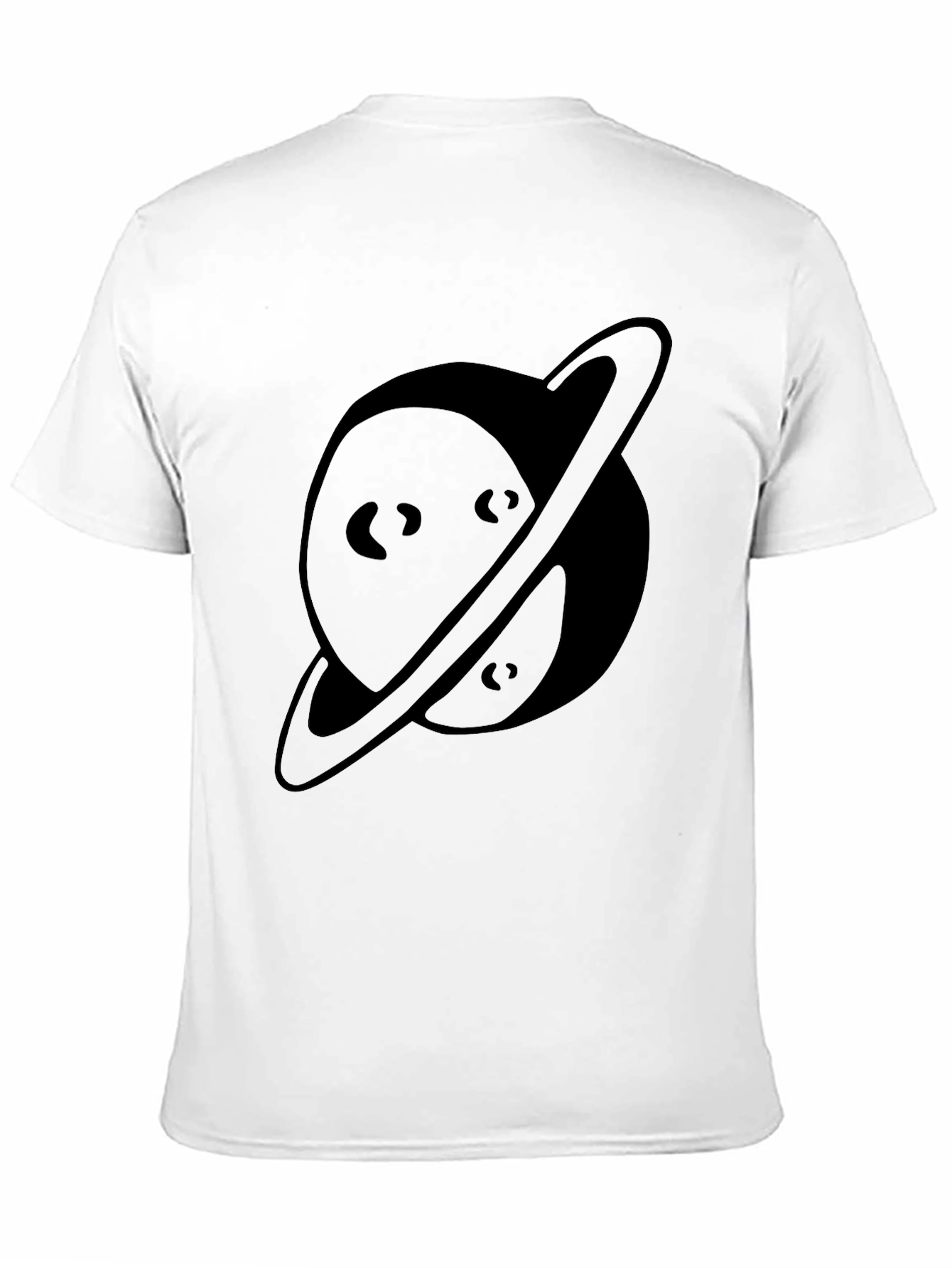 Planet Graphic Black T-Shirt - Casual Comfort