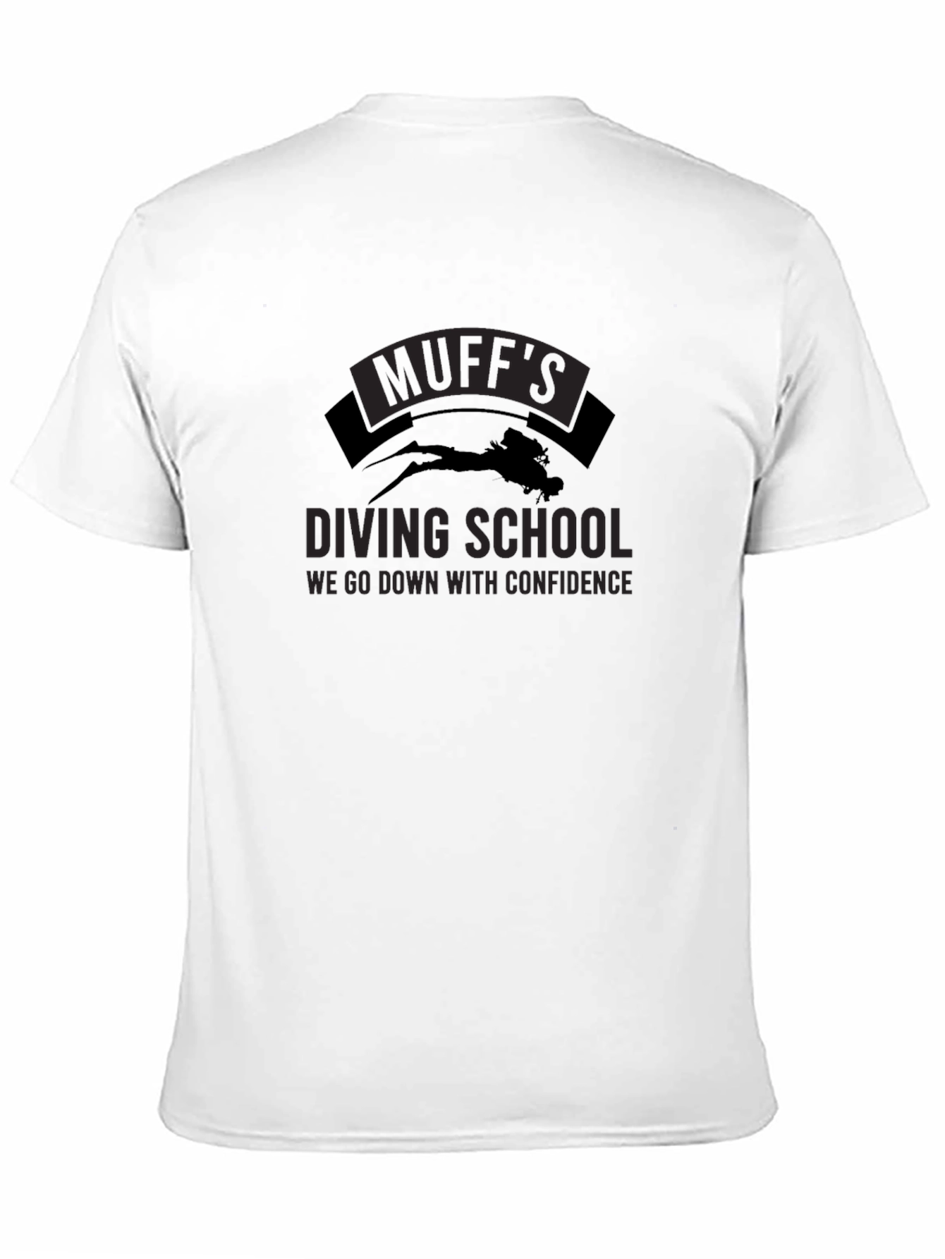 Muffs Diving School T-Shirt - Go Down With Confidence