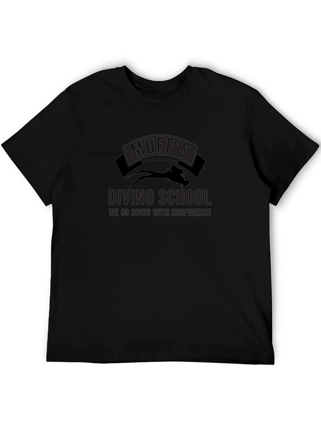 Muffs Diving School T-Shirt - Go Down With Confidence