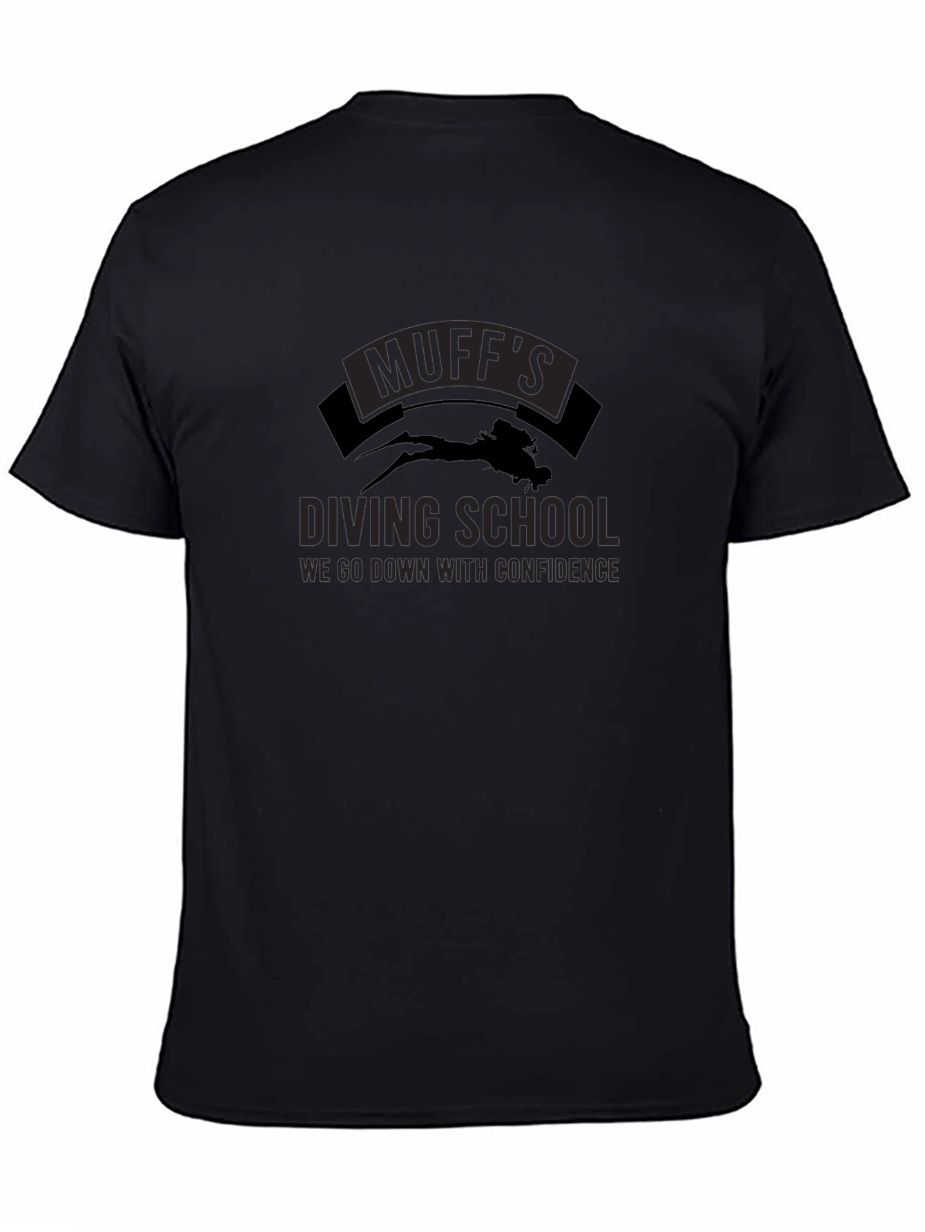 Muffs Diving School T-Shirt - Go Down With Confidence