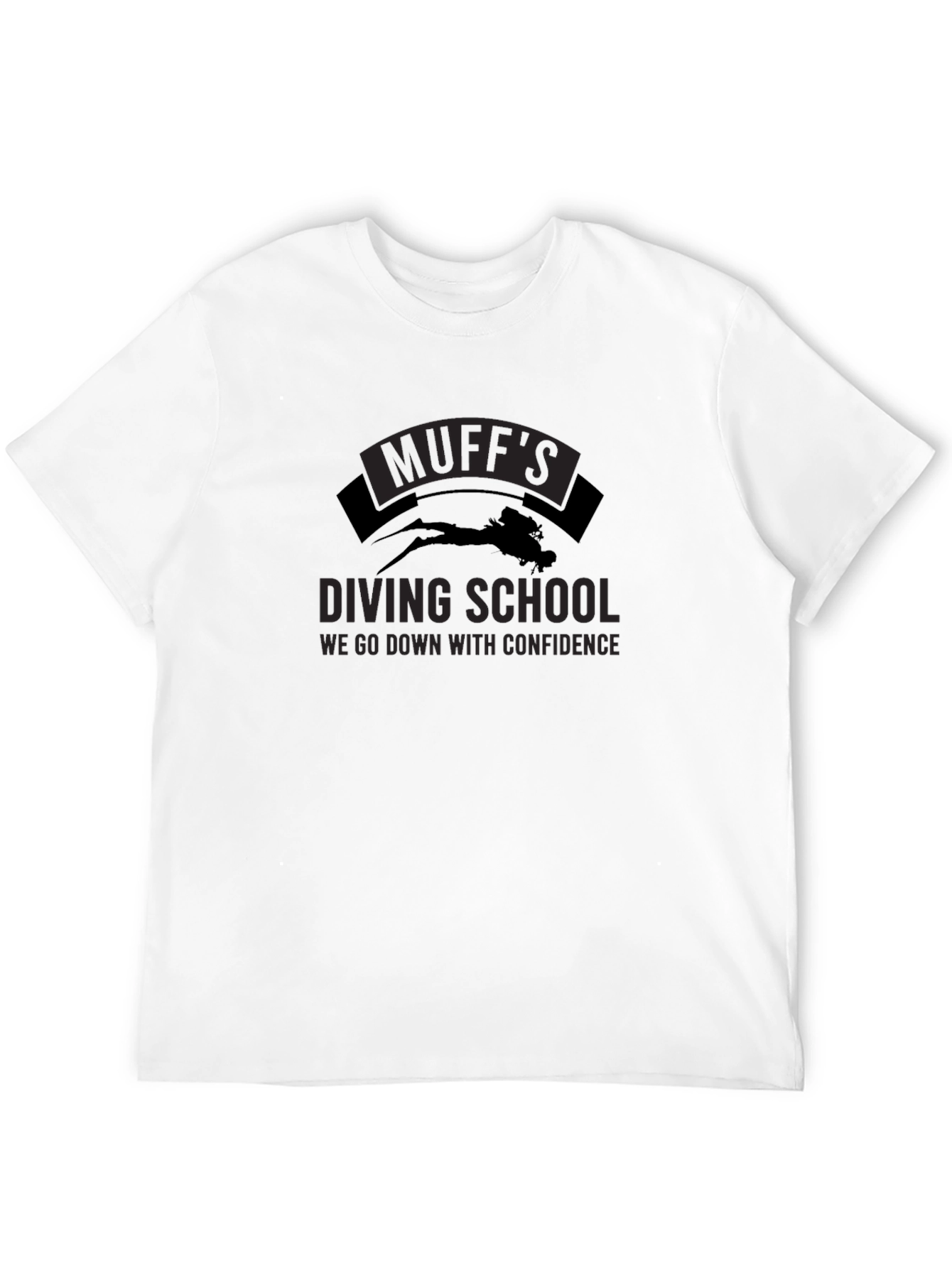 Muffs Diving School T-Shirt - Go Down With Confidence