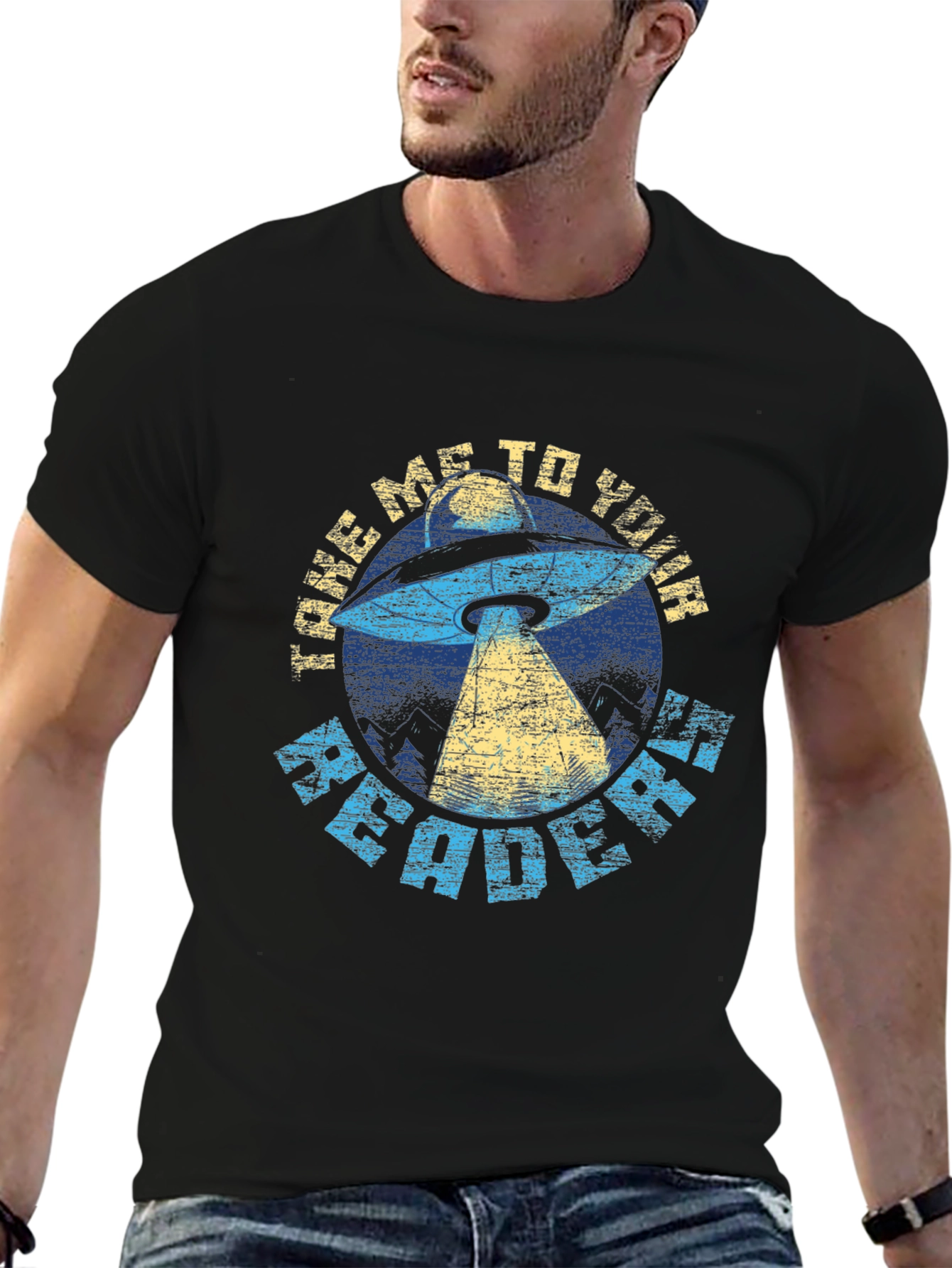 Take Me To Your Reader UFO Graphic Tee