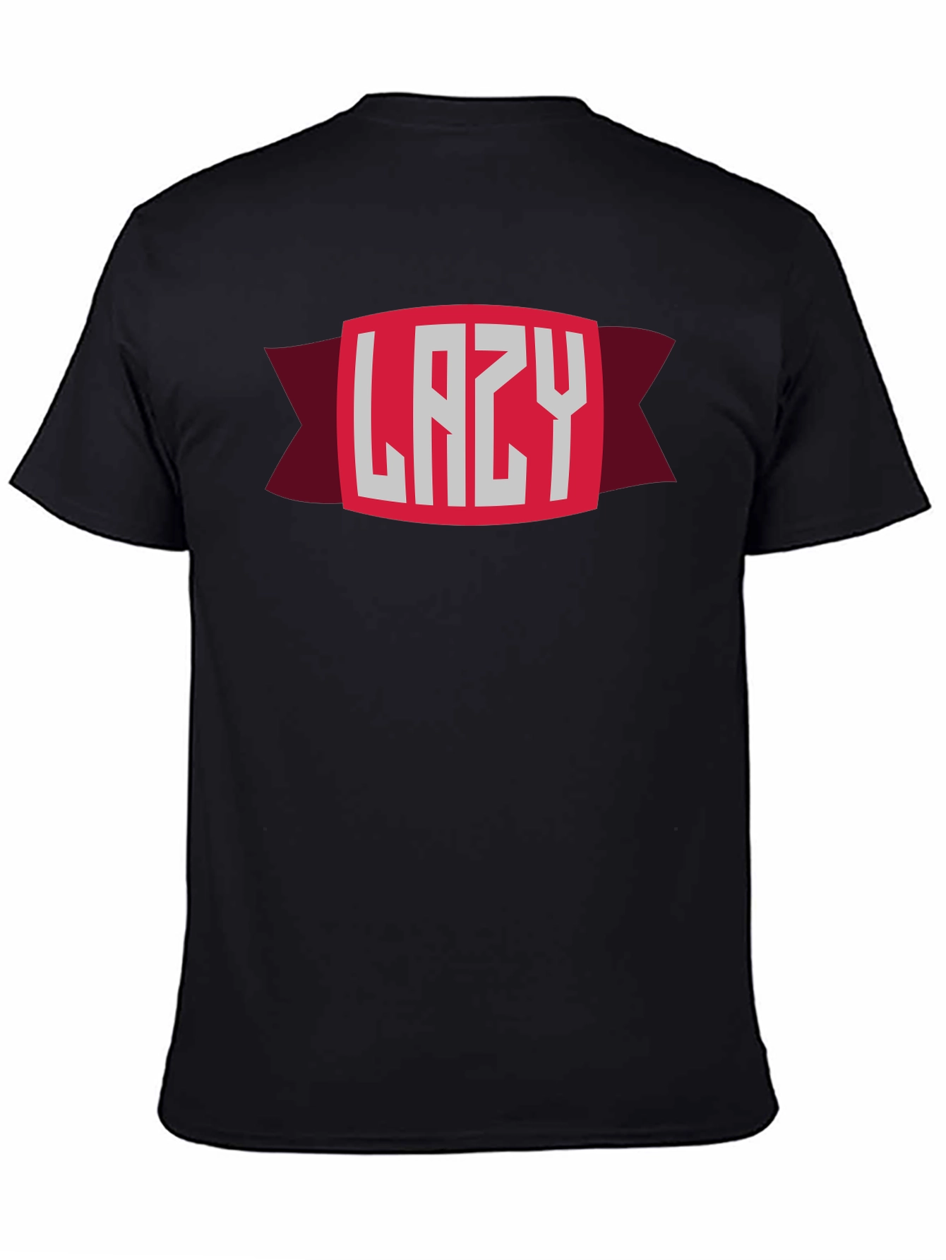 Lazy Graphic T-Shirt - Mens Casual Tee