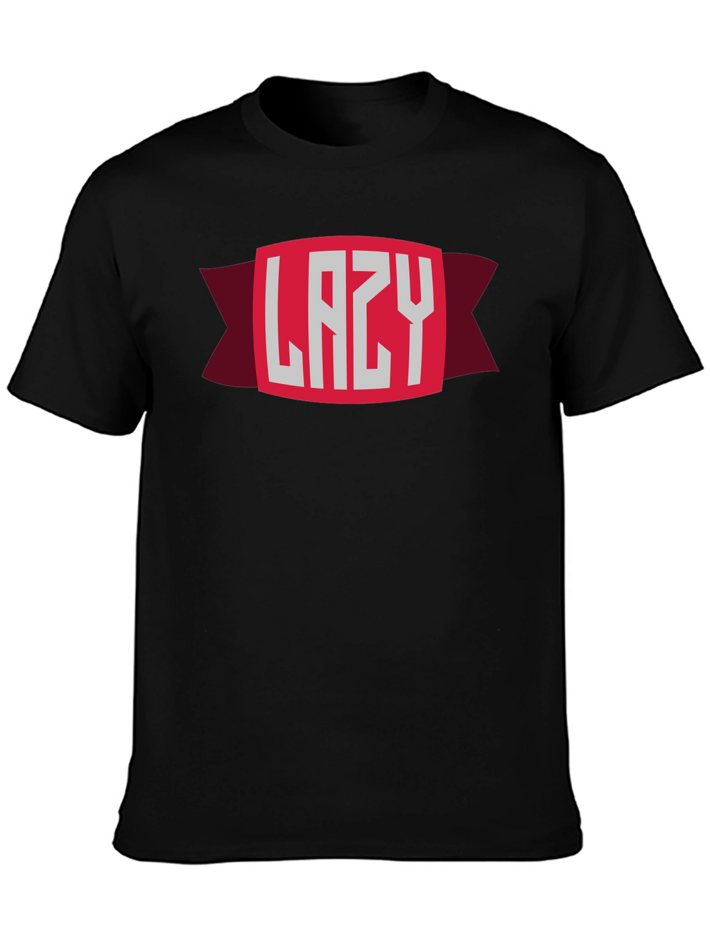 Lazy Graphic T-Shirt - Mens Casual Tee