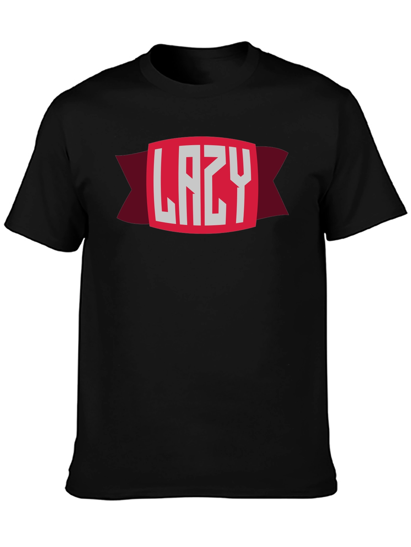Lazy Graphic T-Shirt - Mens Casual Tee