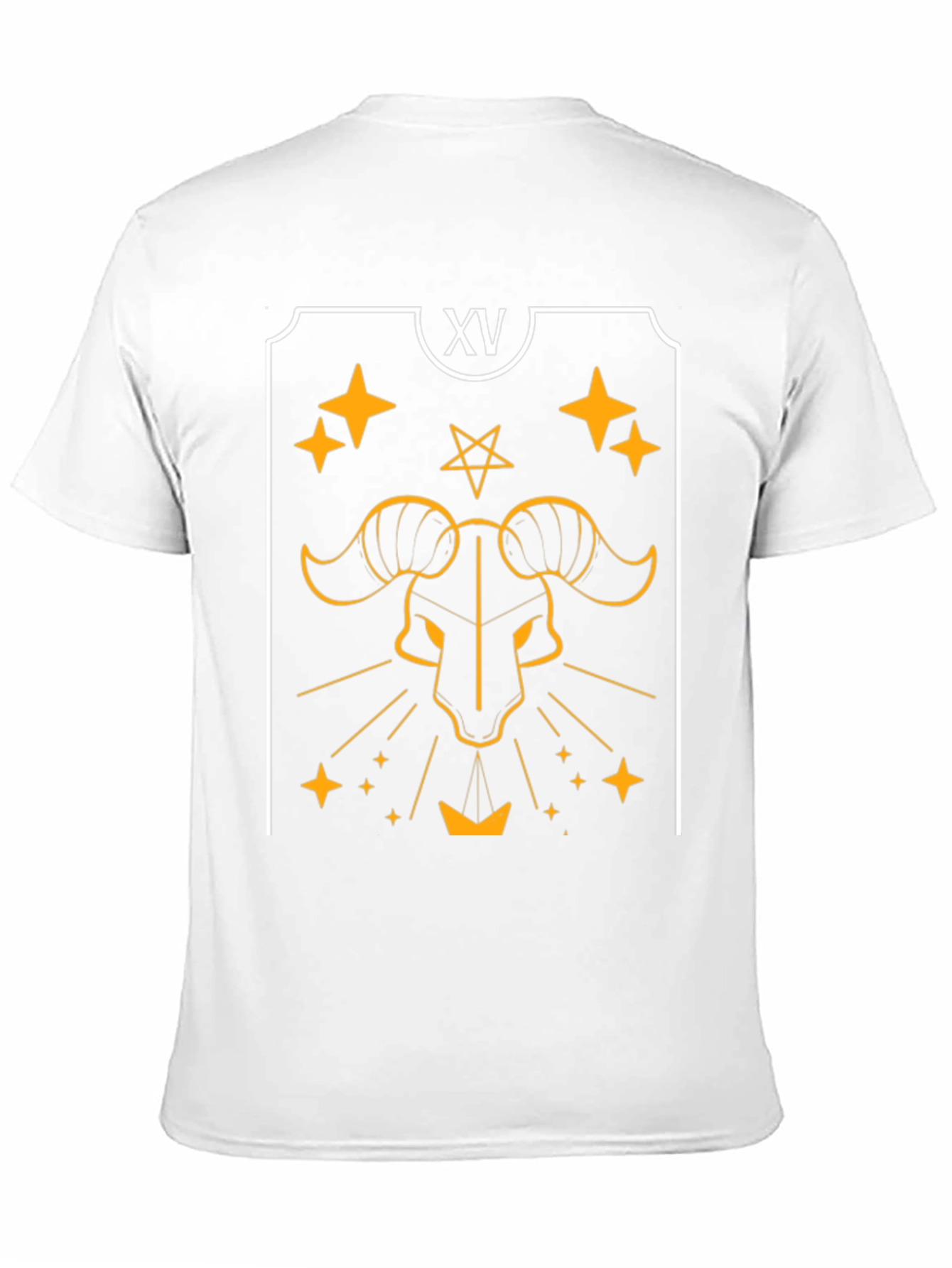 Devil Tarot Card Graphic Tee - Black