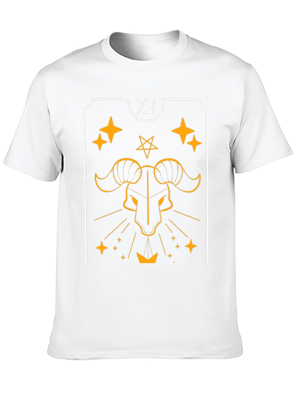 Devil Tarot Card Graphic Tee - Black
