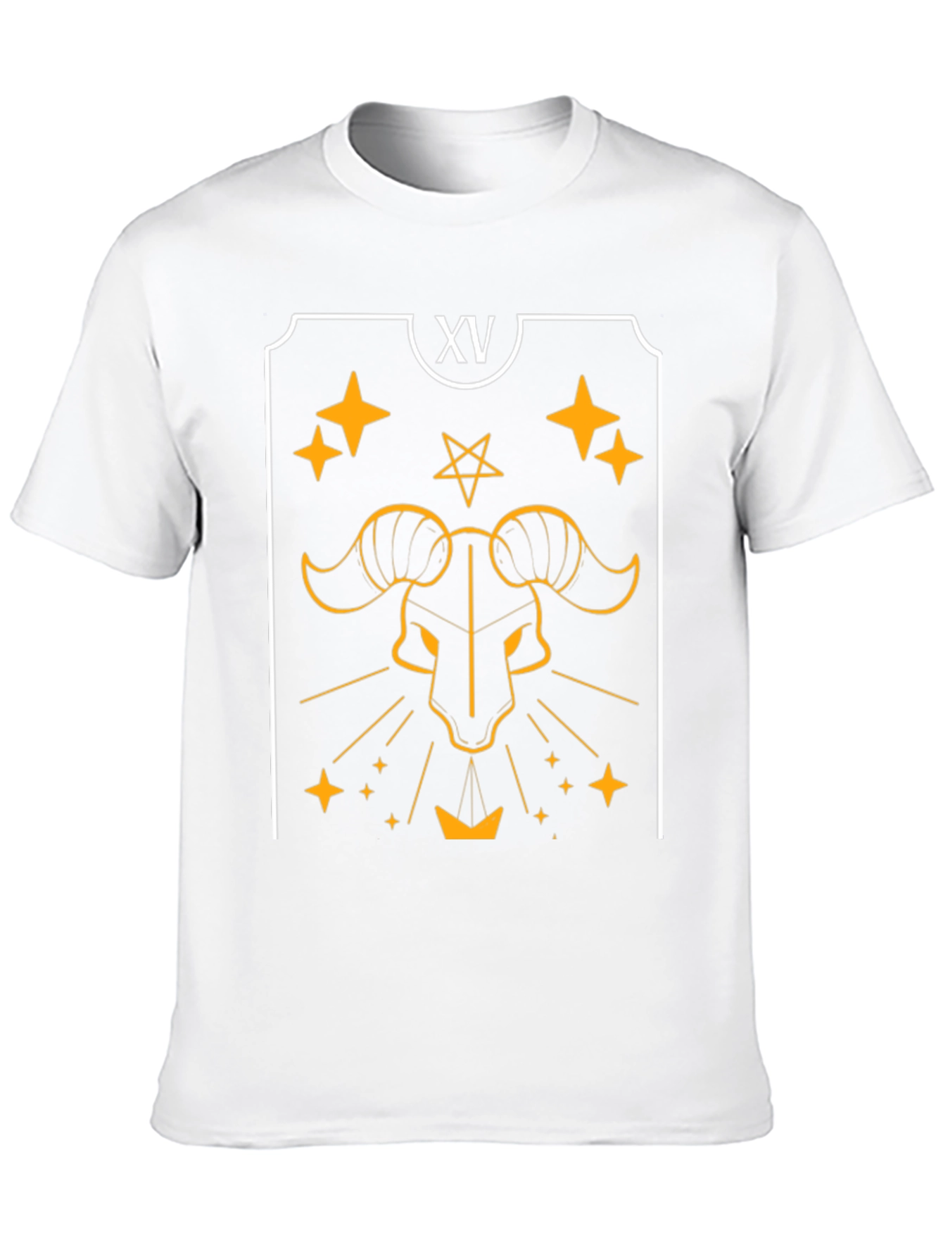 Devil Tarot Card Graphic Tee - Black
