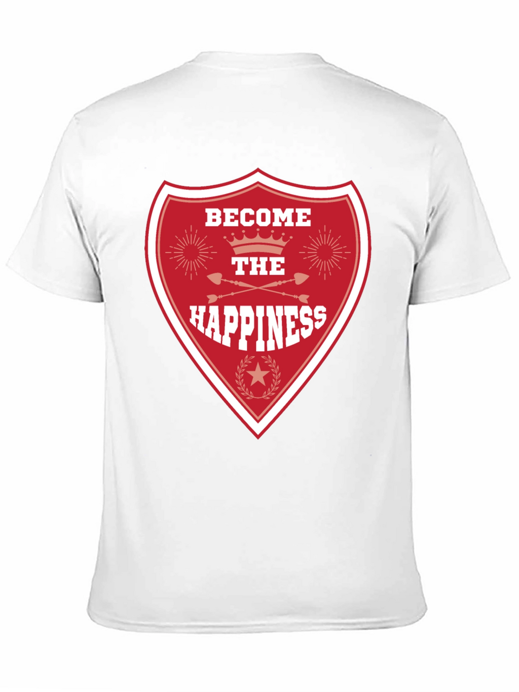 Become the Happiness Graphic Tee - Black