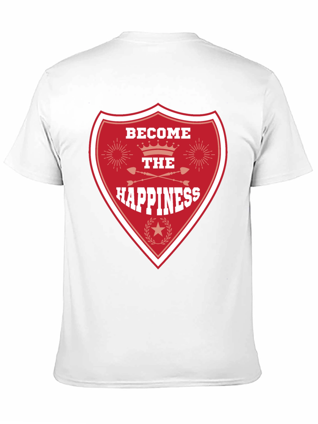Become the Happiness Graphic Tee - Black