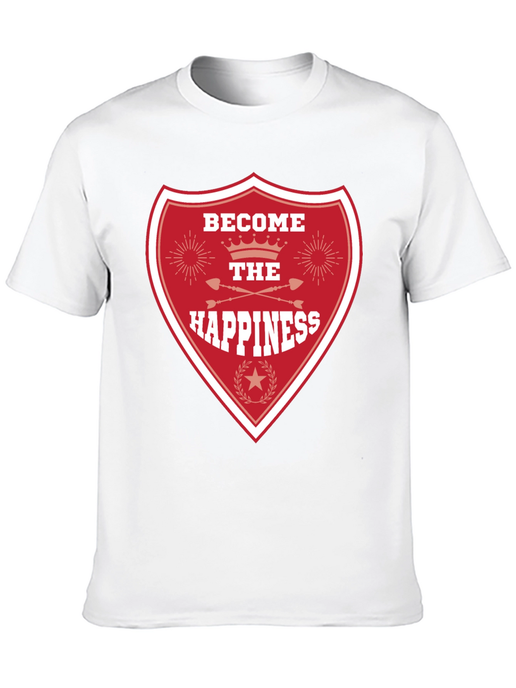 Become the Happiness Graphic Tee - Black