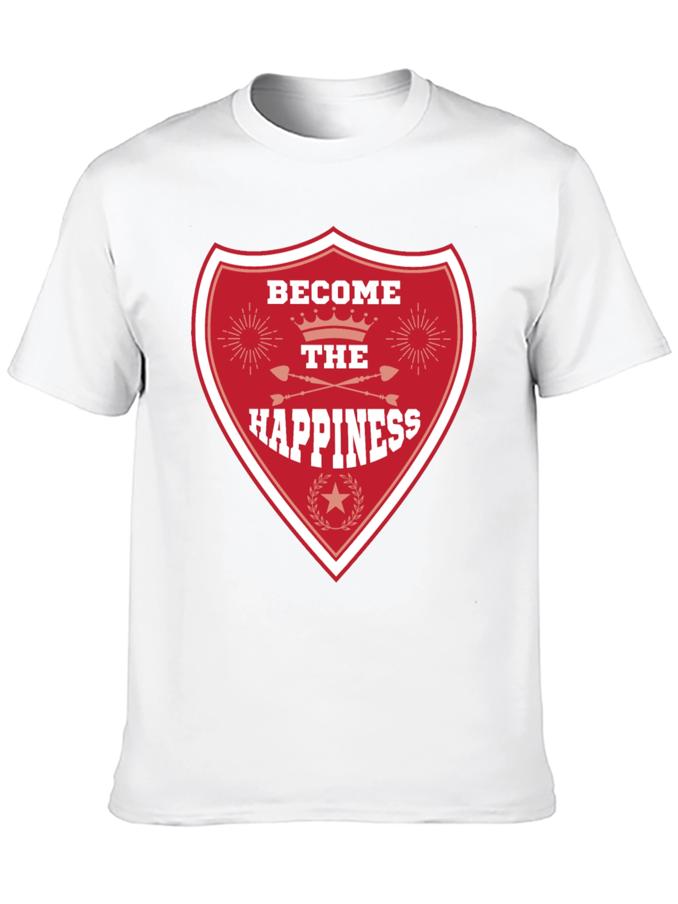 Become the Happiness Graphic Tee - Black