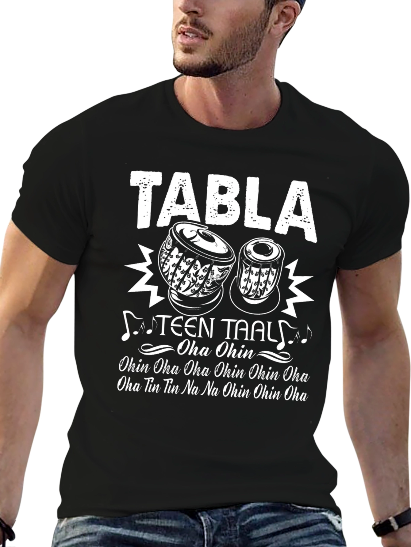 Tabla Music Graphic T-Shirt