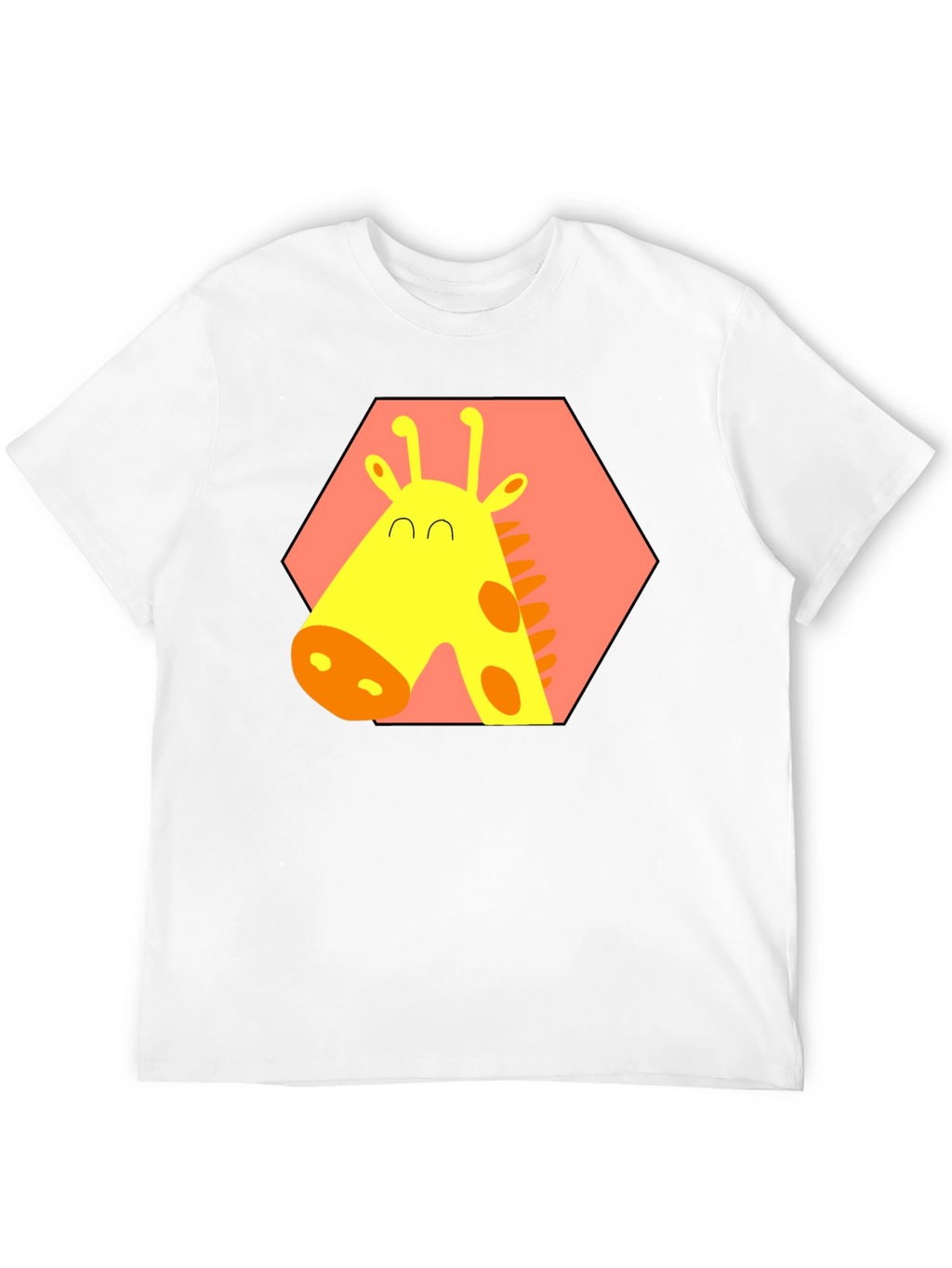 Giraffe Graphic Tee - Fun Animal Print Shirt