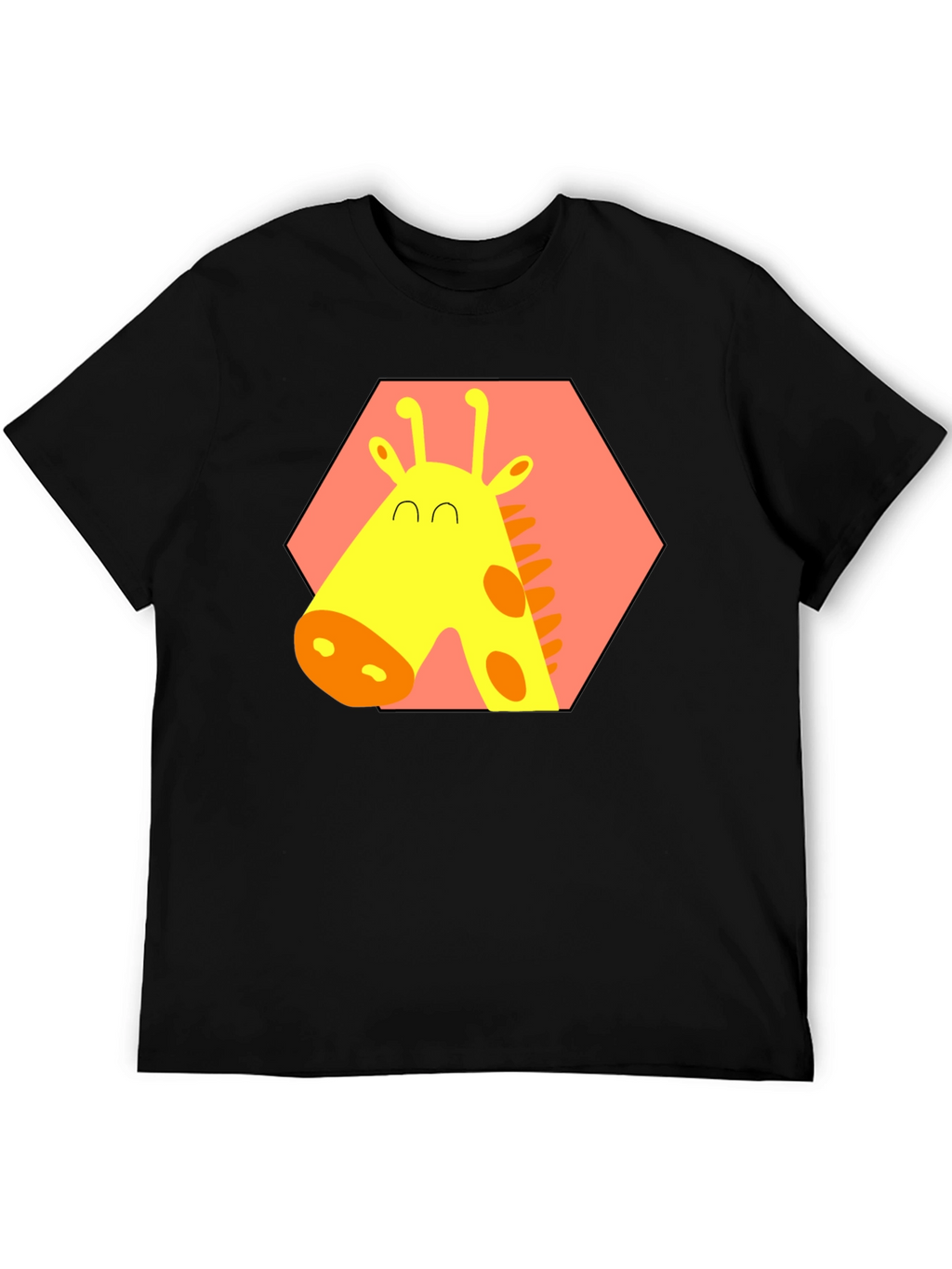 Giraffe Graphic Tee - Fun Animal Print Shirt