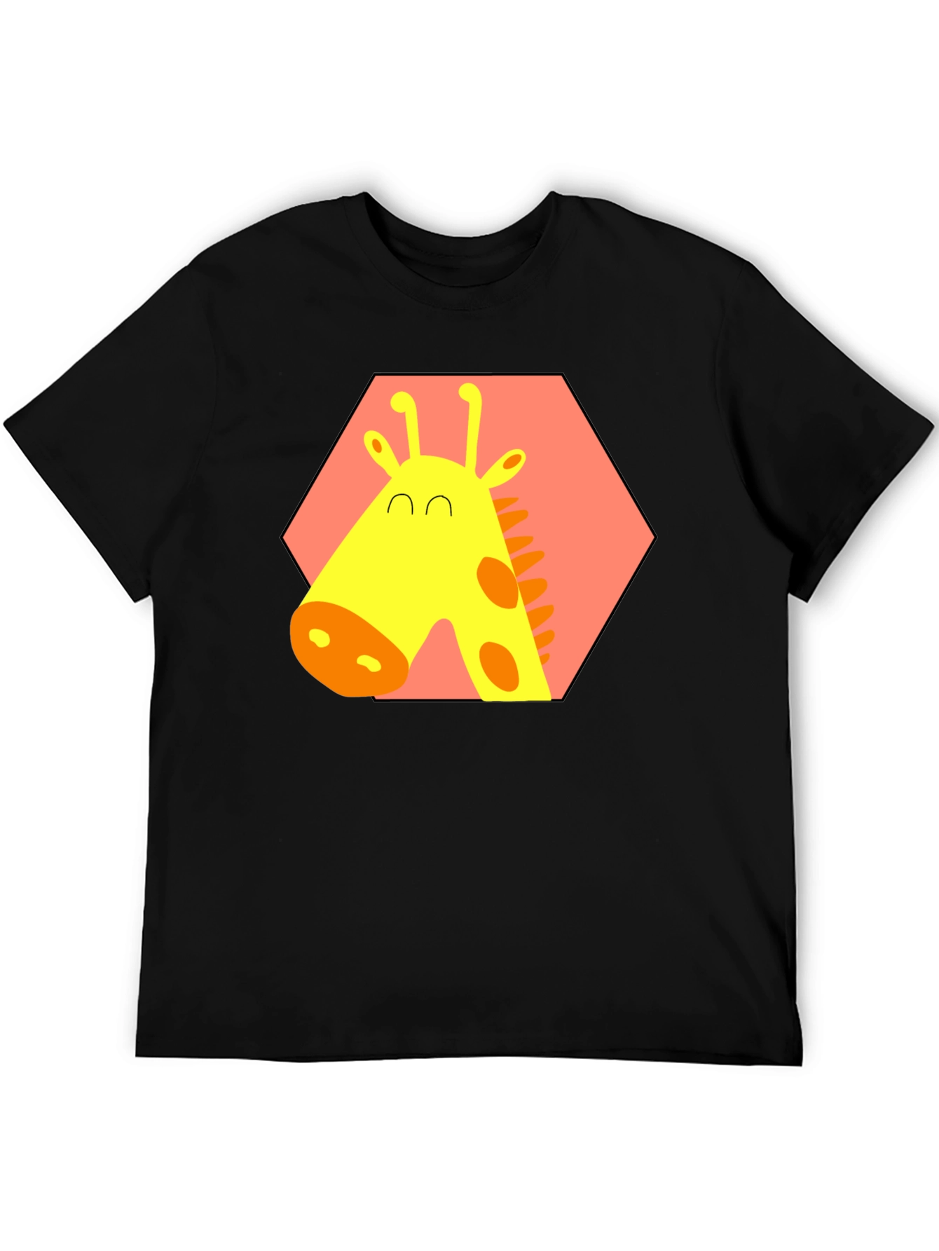 Giraffe Graphic Tee - Fun Animal Print Shirt