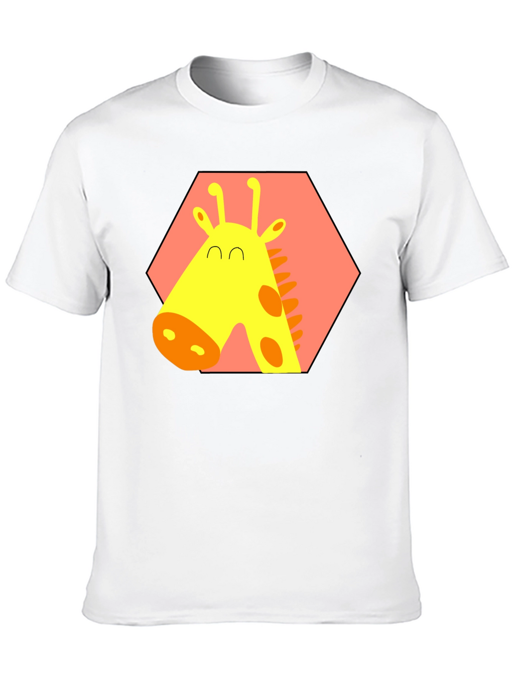 Giraffe Graphic Tee - Fun Animal Print Shirt