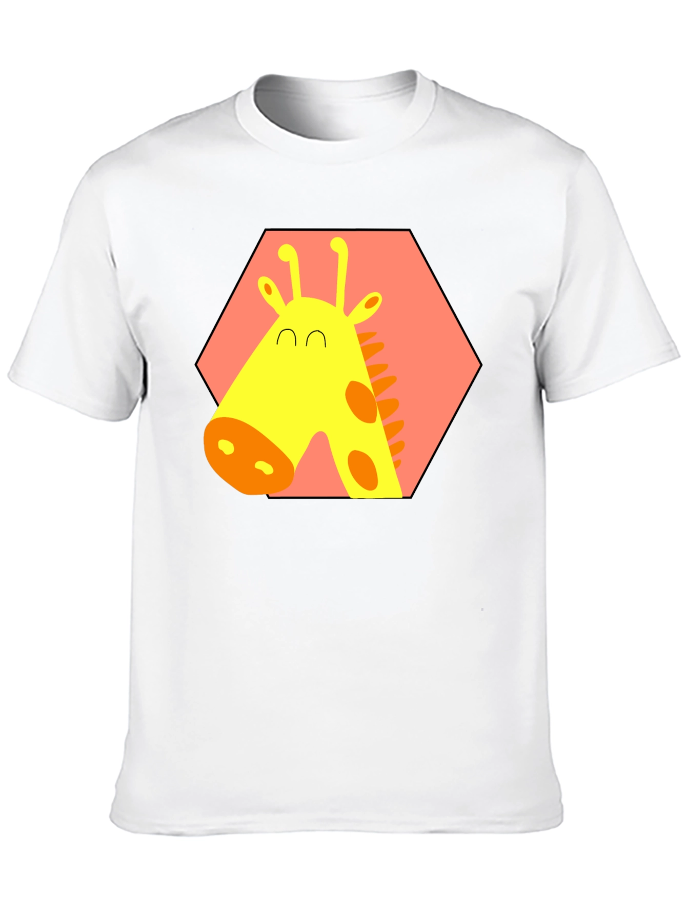 Giraffe Graphic Tee - Fun Animal Print Shirt