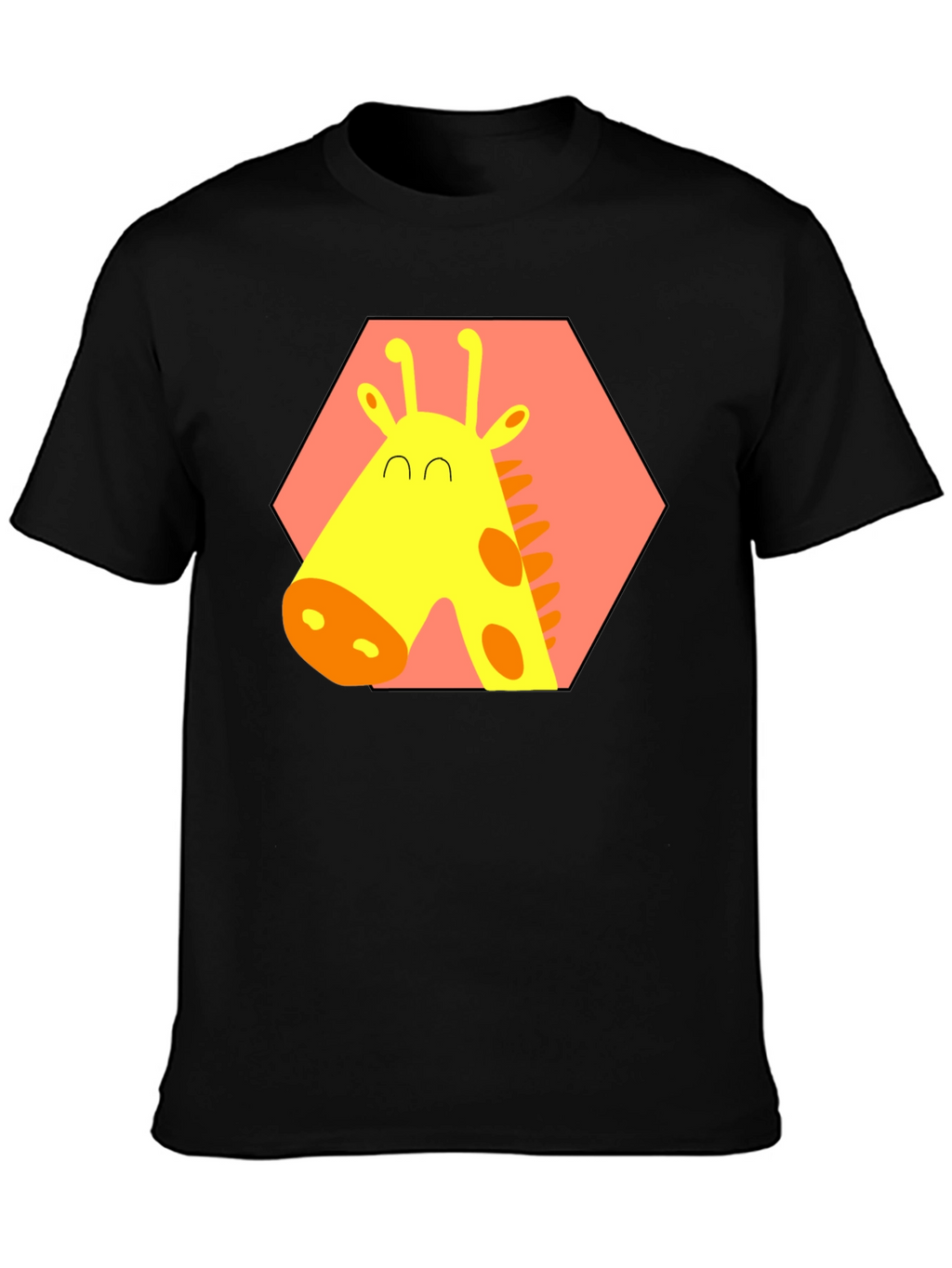 Giraffe Graphic Tee - Fun Animal Print Shirt