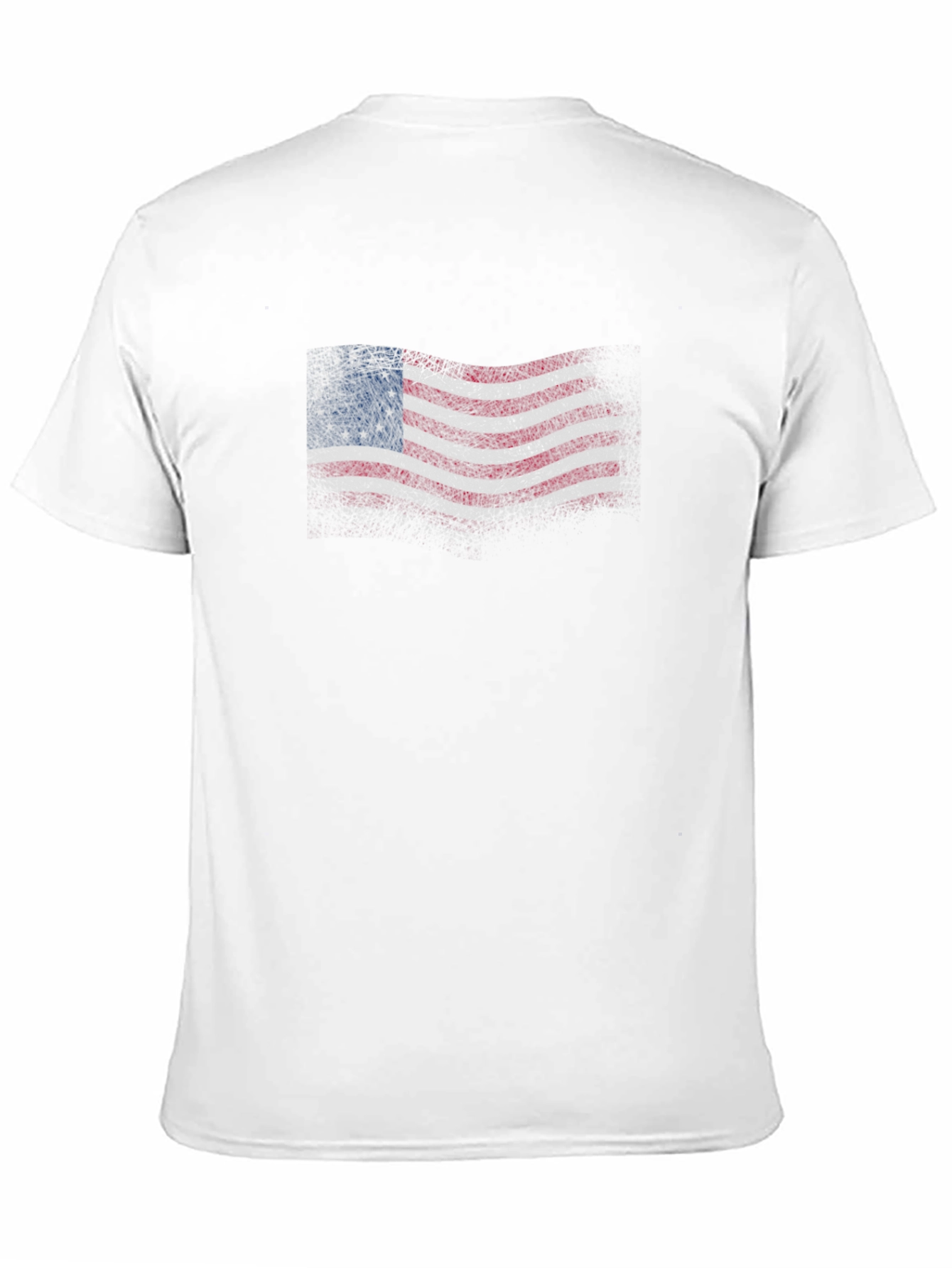 Distressed Betsy Ross Flag Graphic T-Shirt