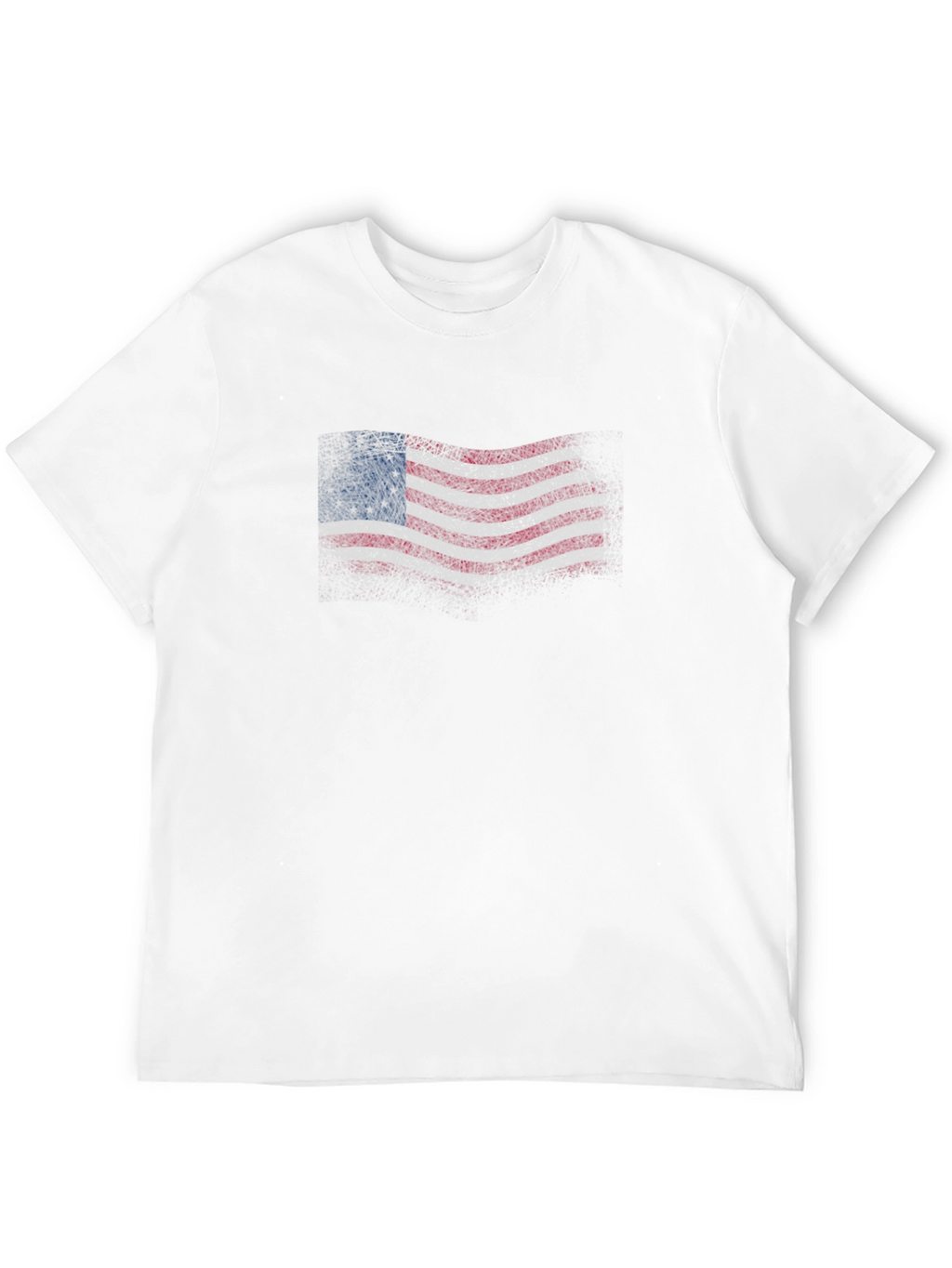 Distressed Betsy Ross Flag Graphic T-Shirt