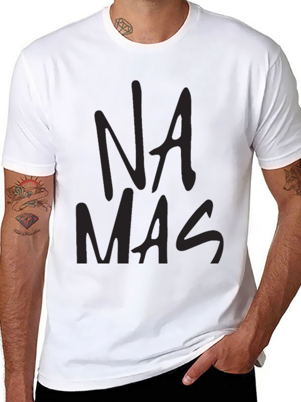 Na Mas Graphic Tee - Stylish Comfort
