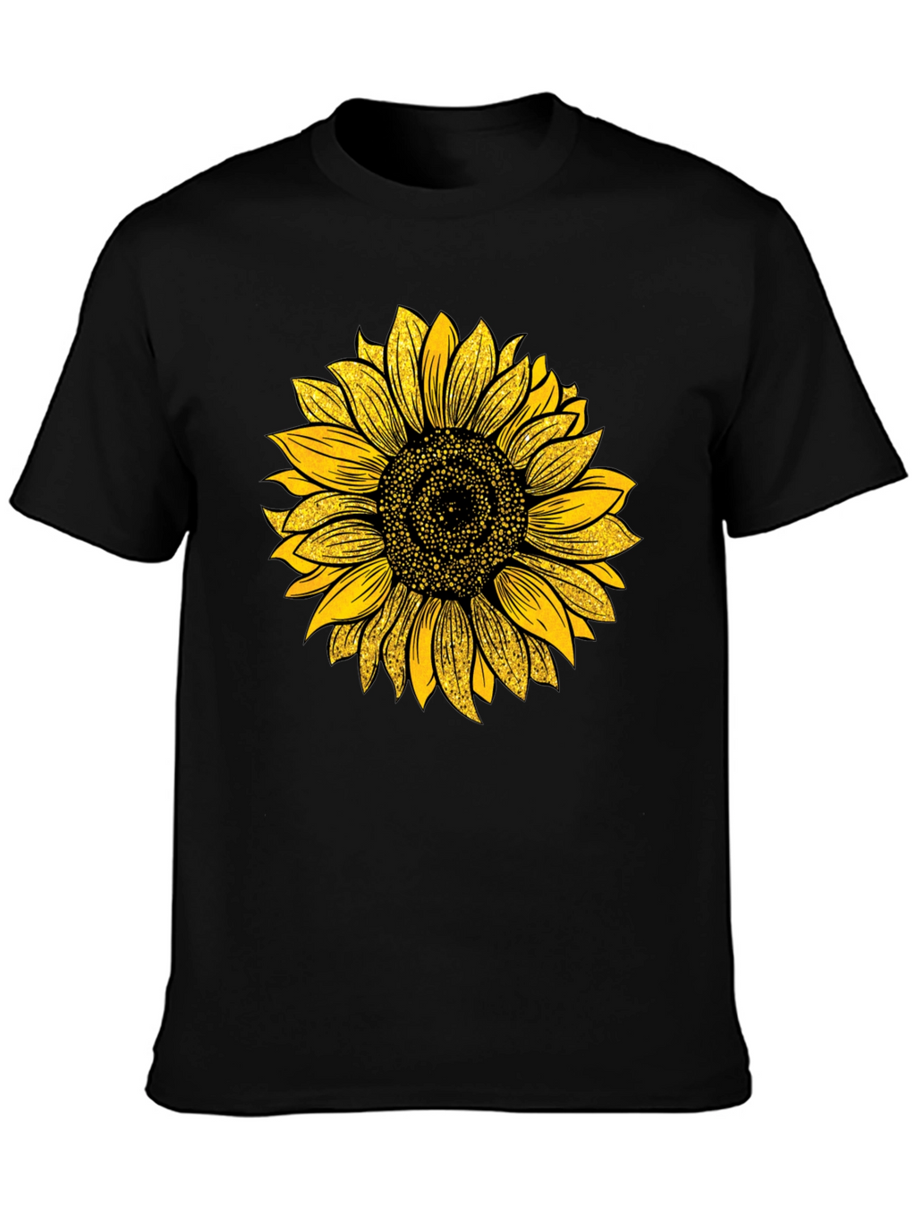 Sunflower Graphic T-Shirt - Black