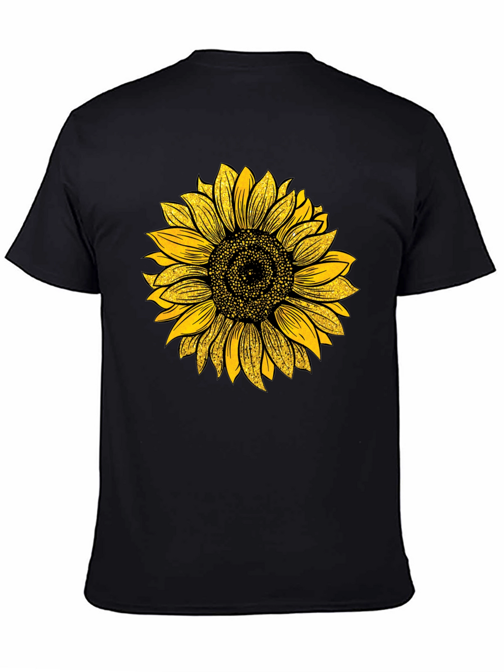 Sunflower Graphic T-Shirt - Black