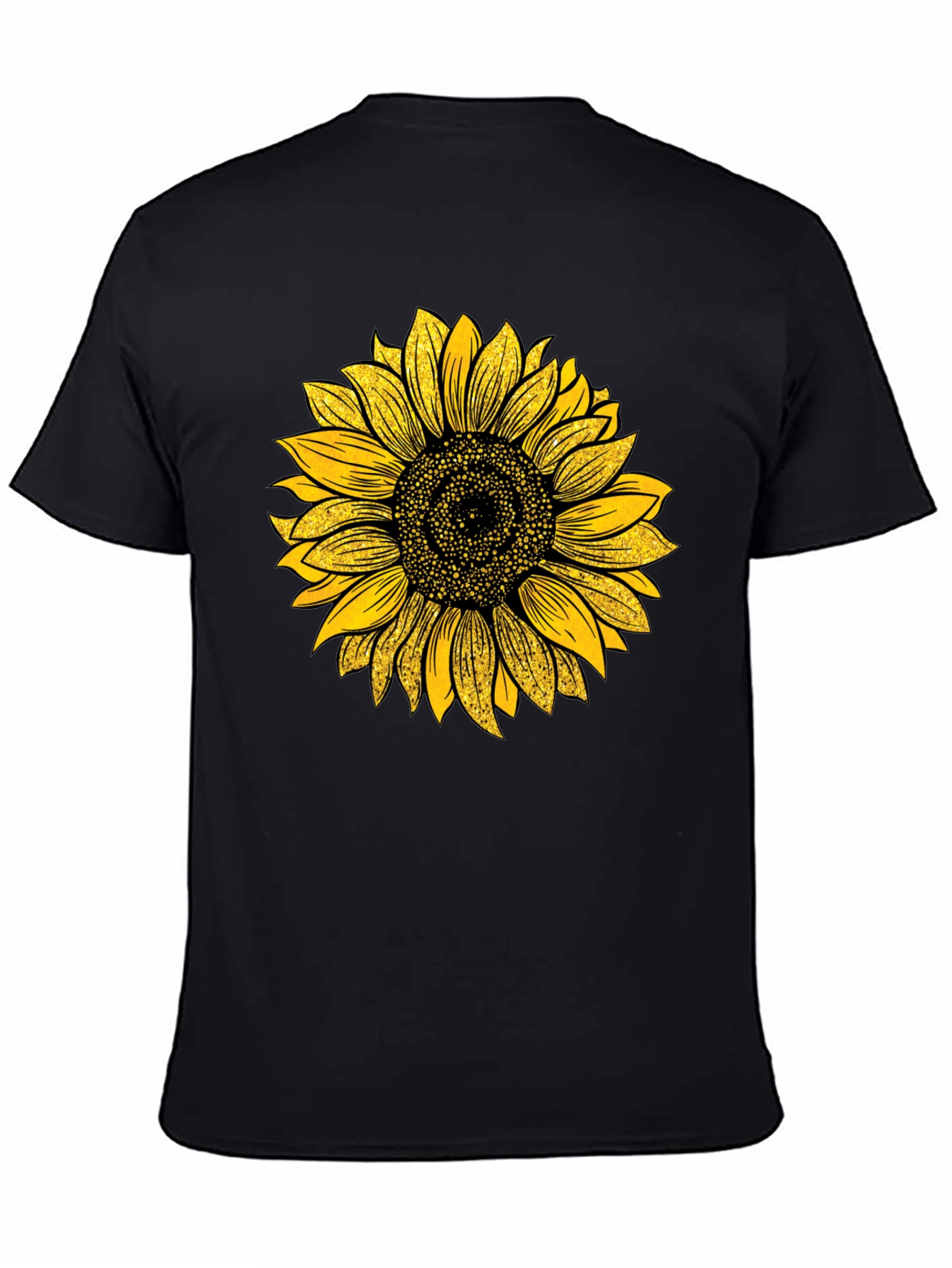 Sunflower Graphic T-Shirt - Black