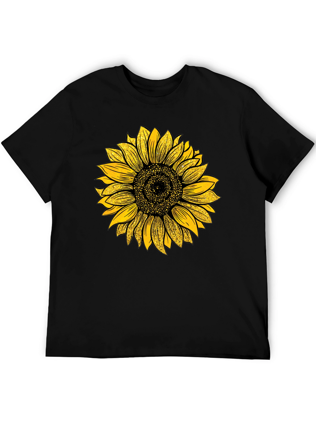 Sunflower Graphic T-Shirt - Black