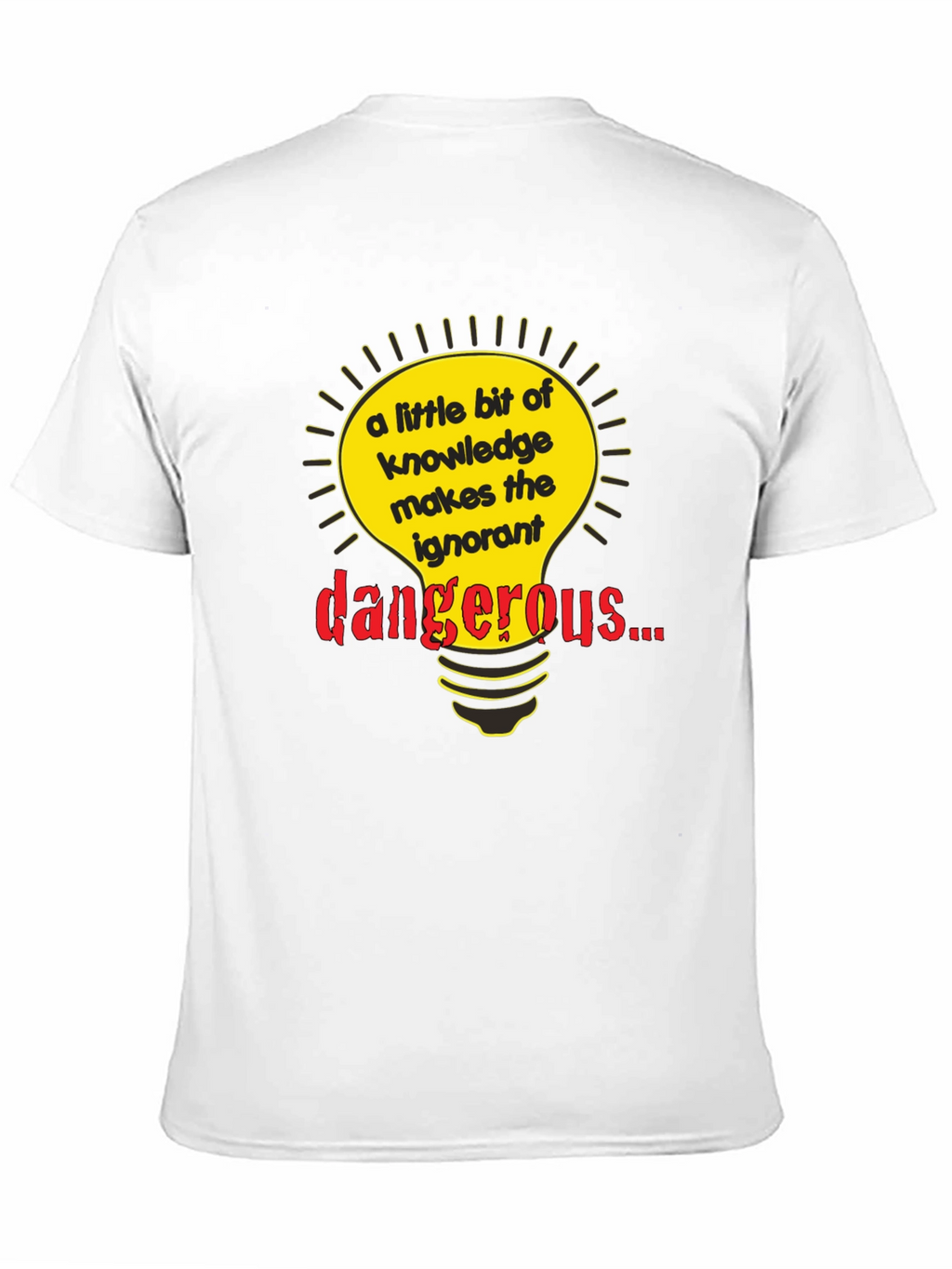 A Little Knowledge Makes the Ignorant Dangerous T-Shirt