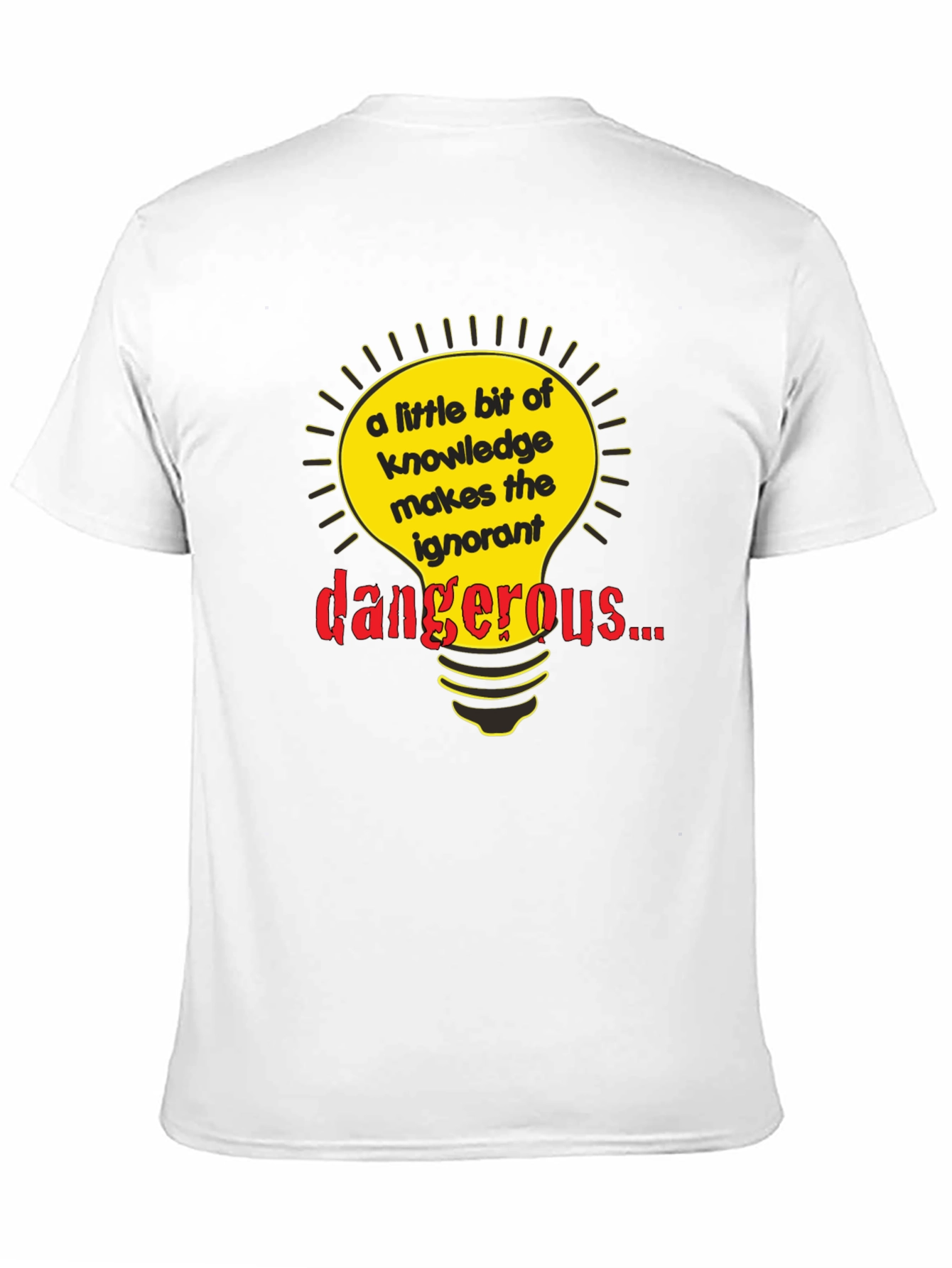 A Little Knowledge Makes the Ignorant Dangerous T-Shirt