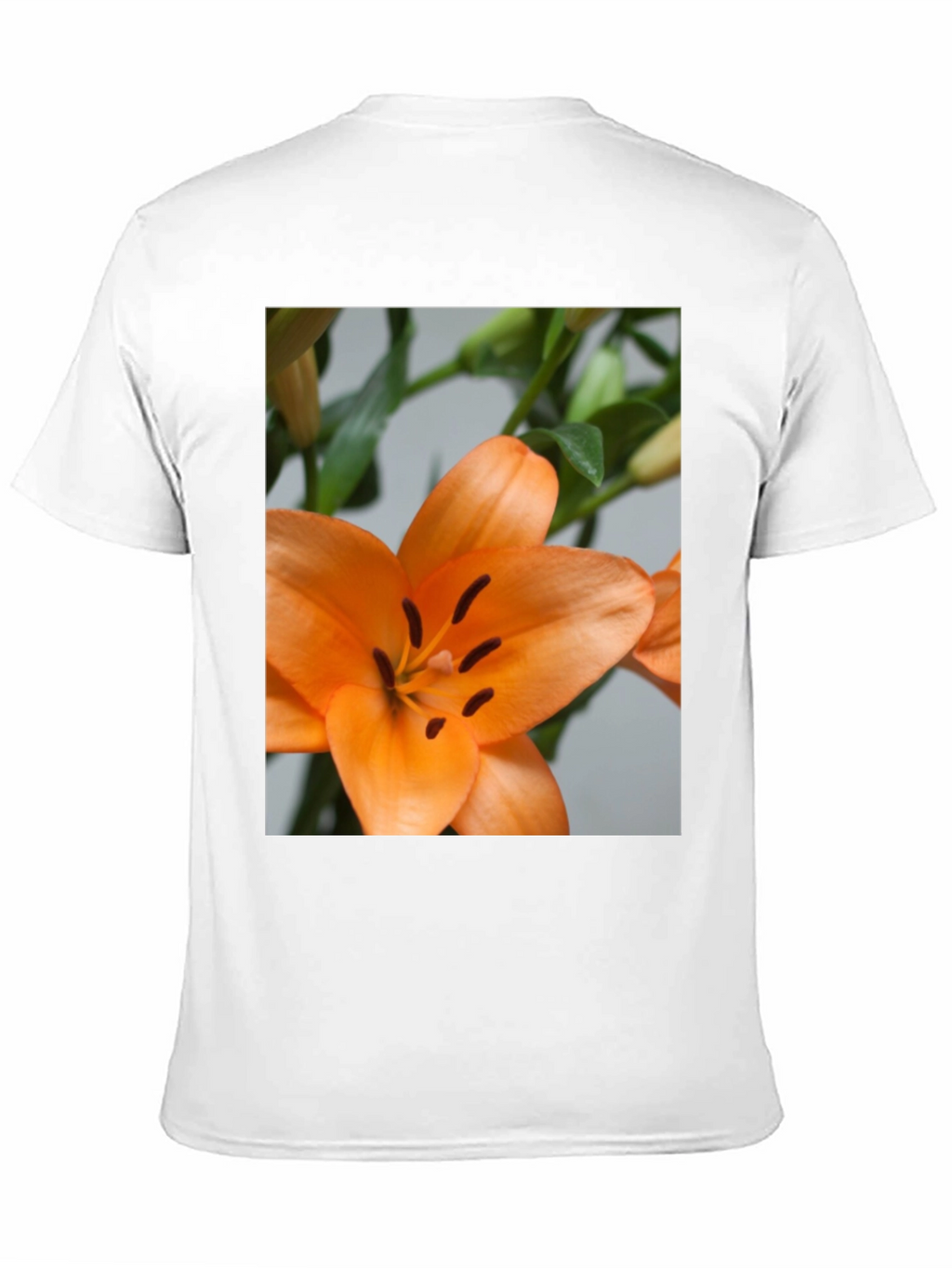 Orange Lily Graphic T-Shirt